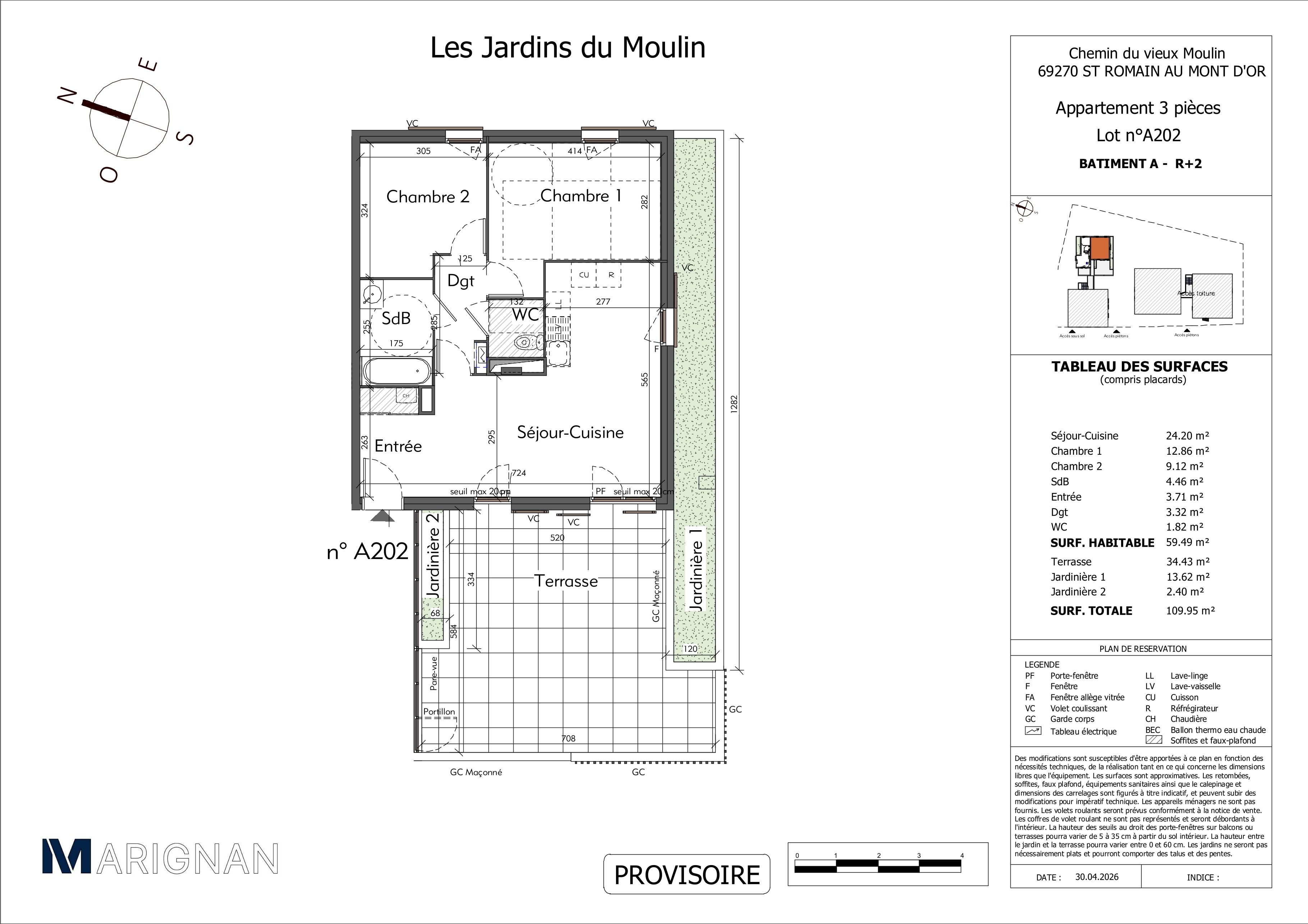 Les Jardins du Moulin - T3
