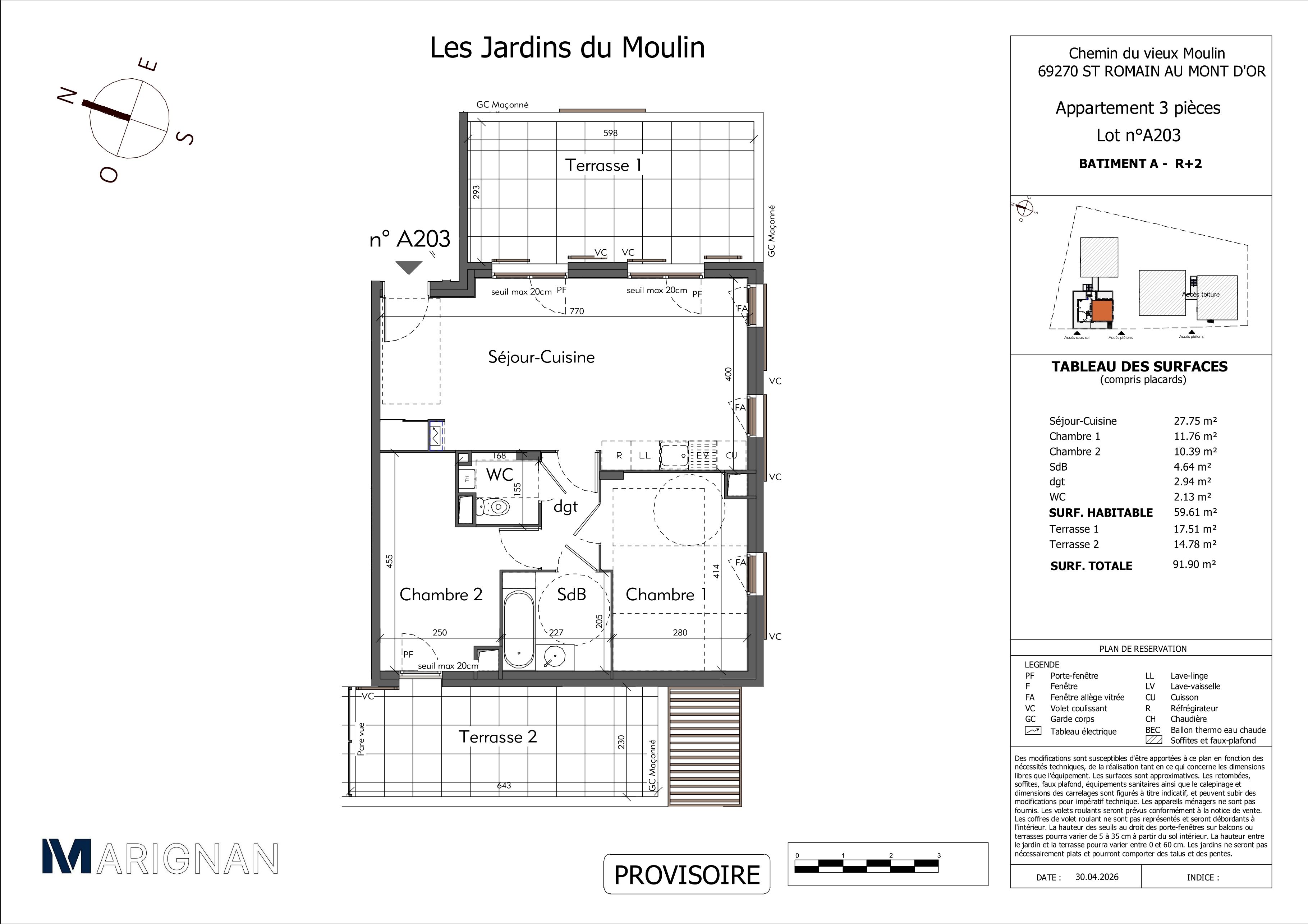 Les Jardins du Moulin - T3