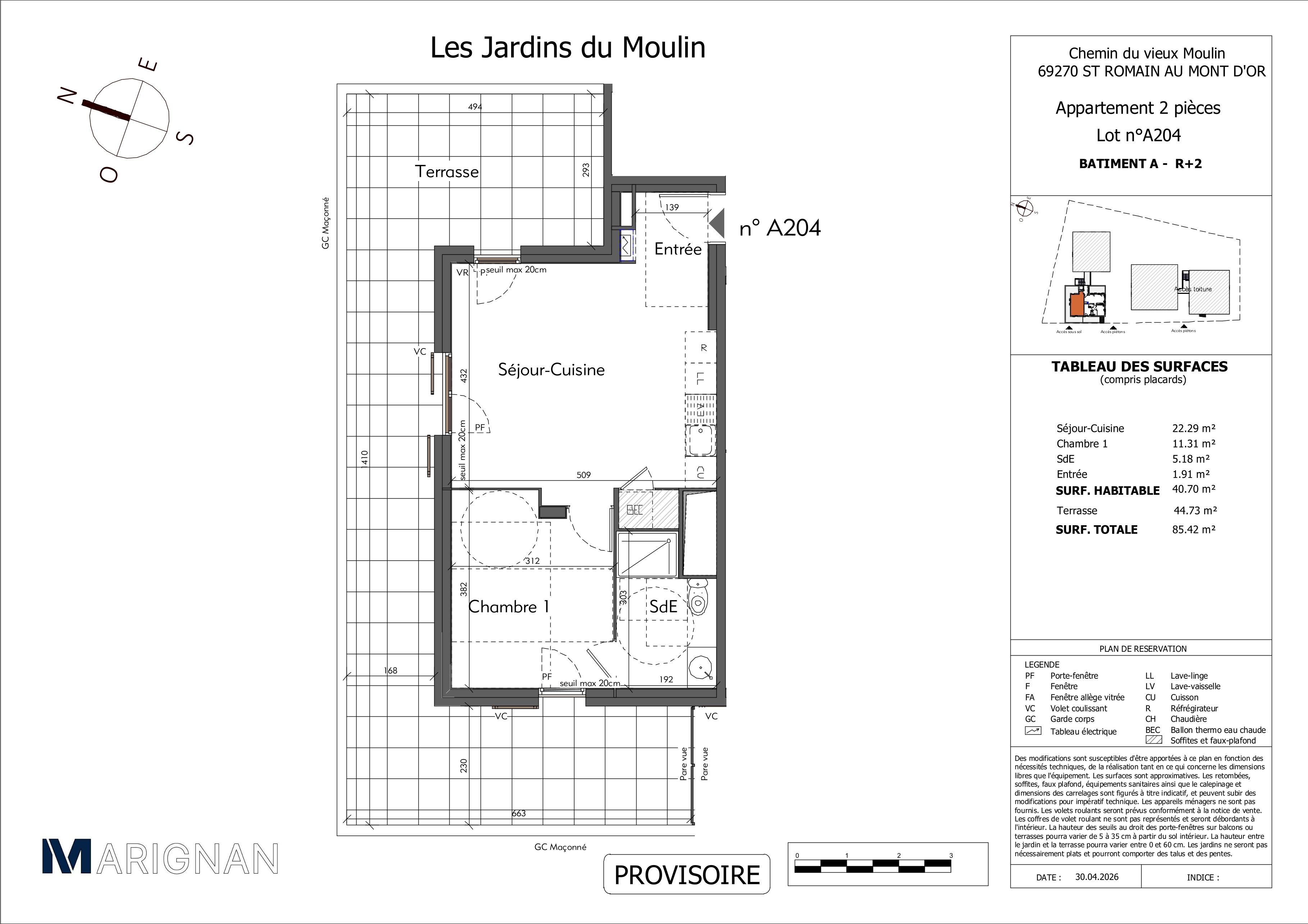 Les Jardins du Moulin - T2