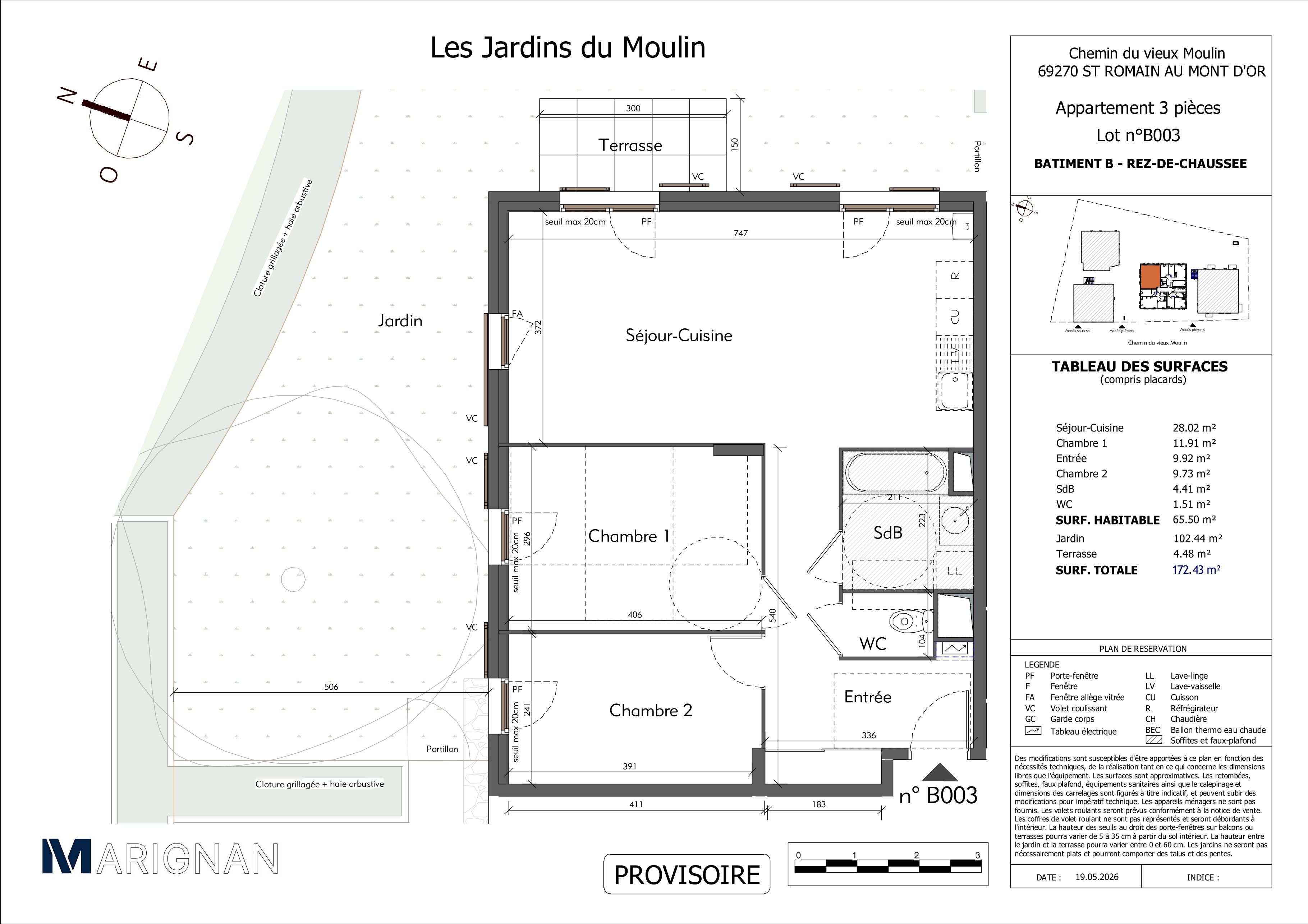 Les Jardins du Moulin - T3