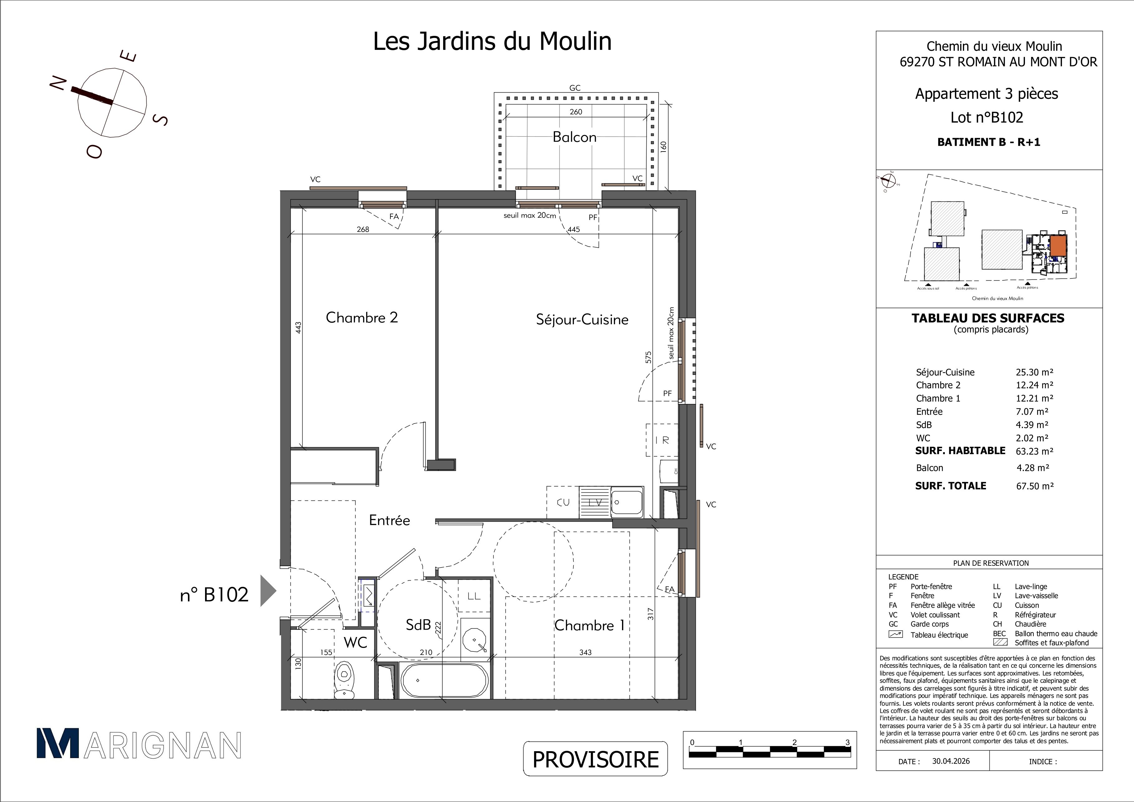 Les Jardins du Moulin - T3