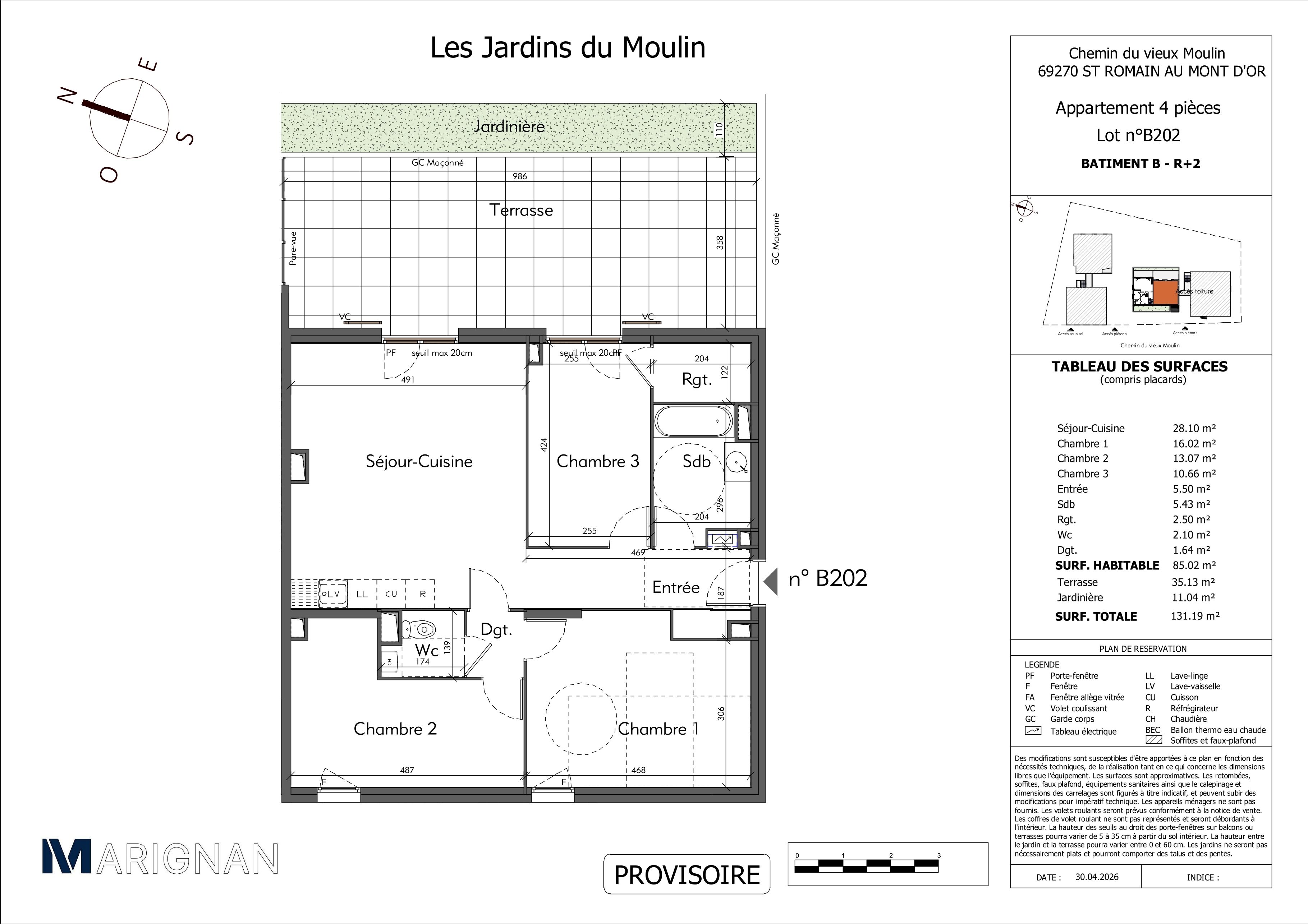 Les Jardins du Moulin - T4