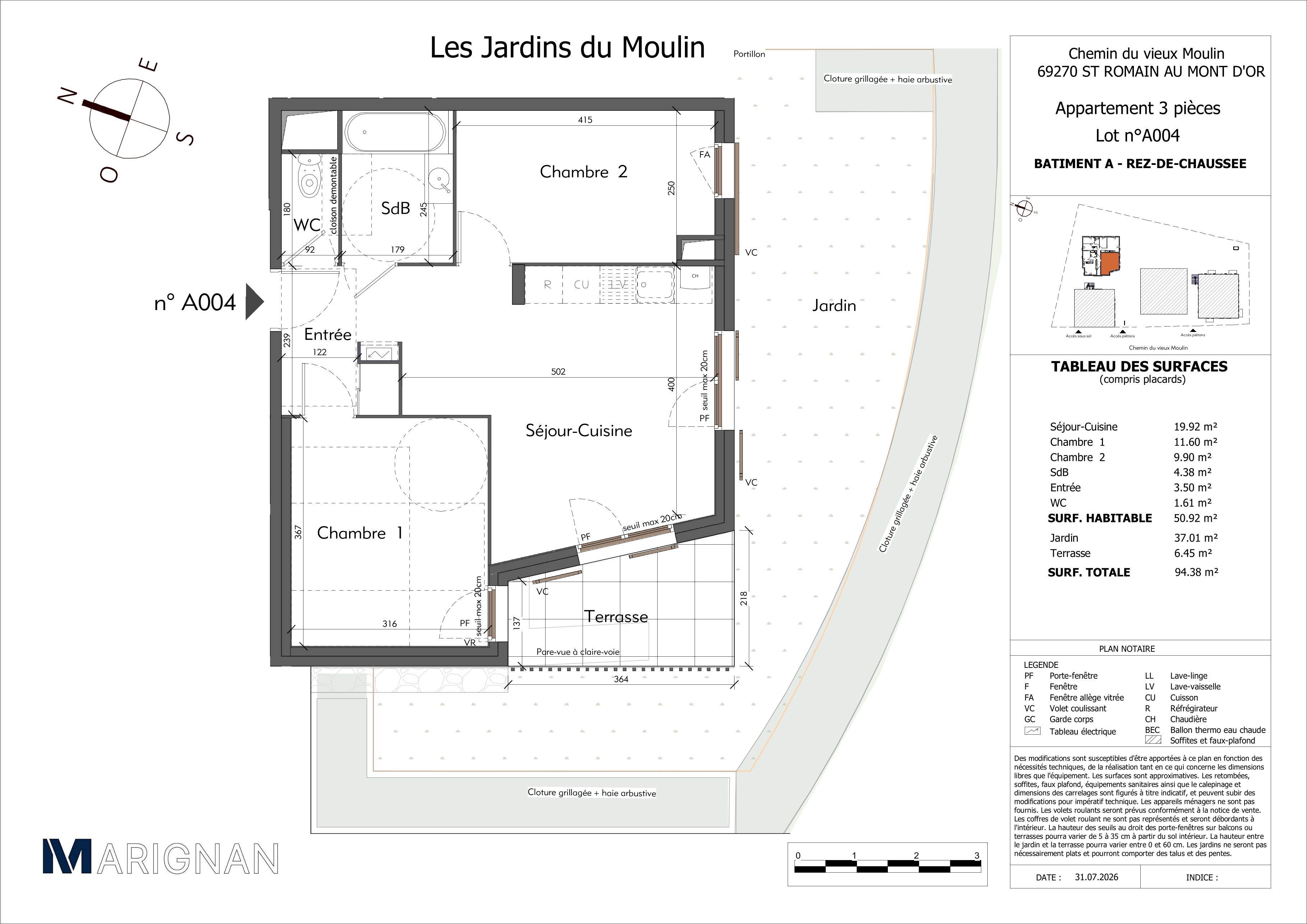 Les Jardins du Moulin - T3