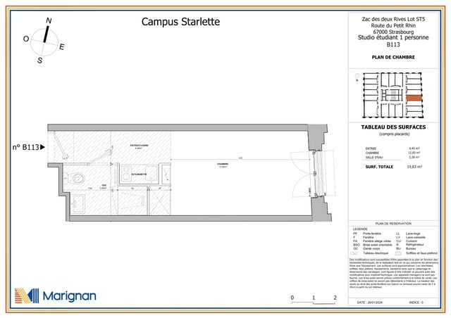Plan lokalu B113