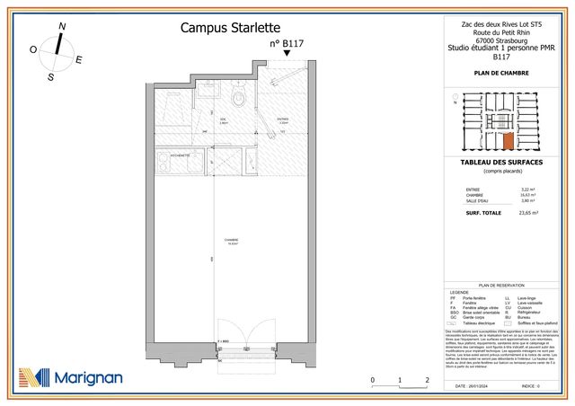 Plan lokalu B117