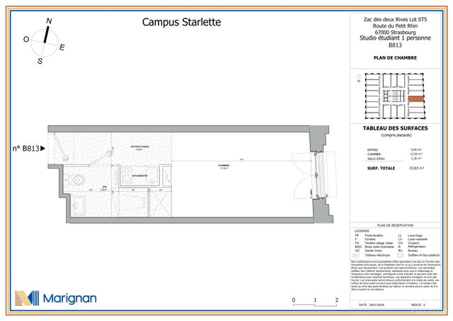 Plan lokalu B813