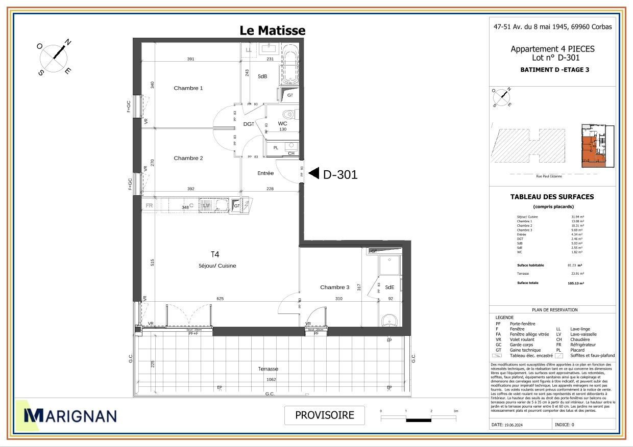 Le Matisse - T4