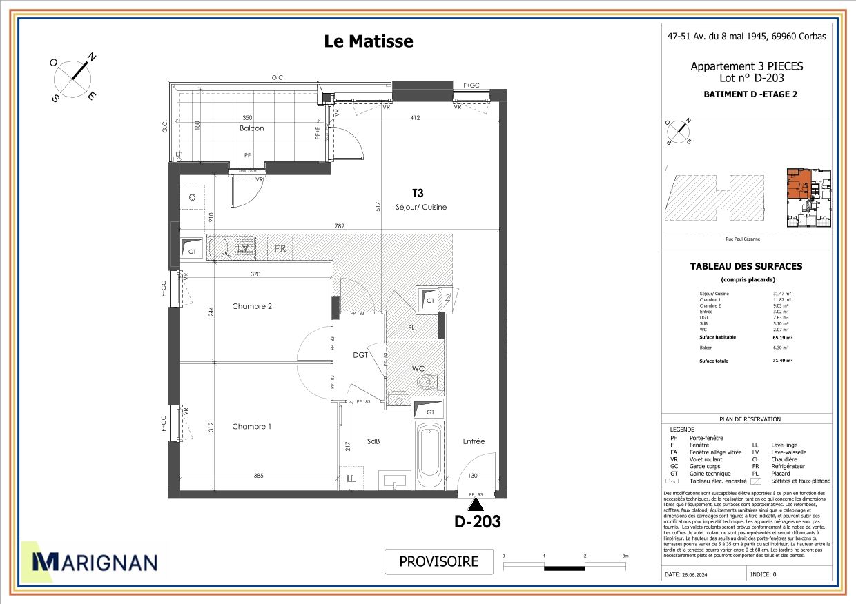 Le Matisse - T3