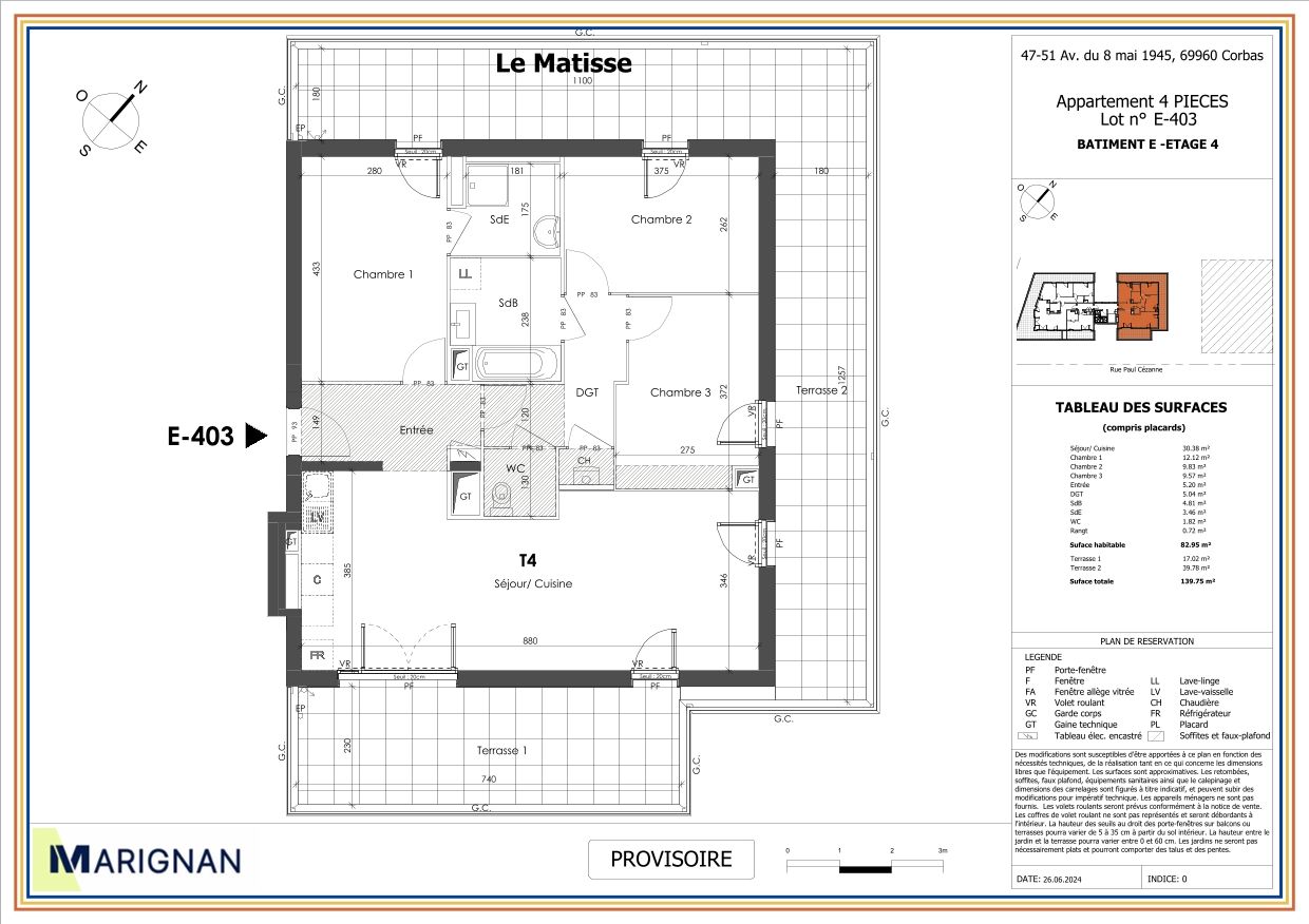 Plan du logement