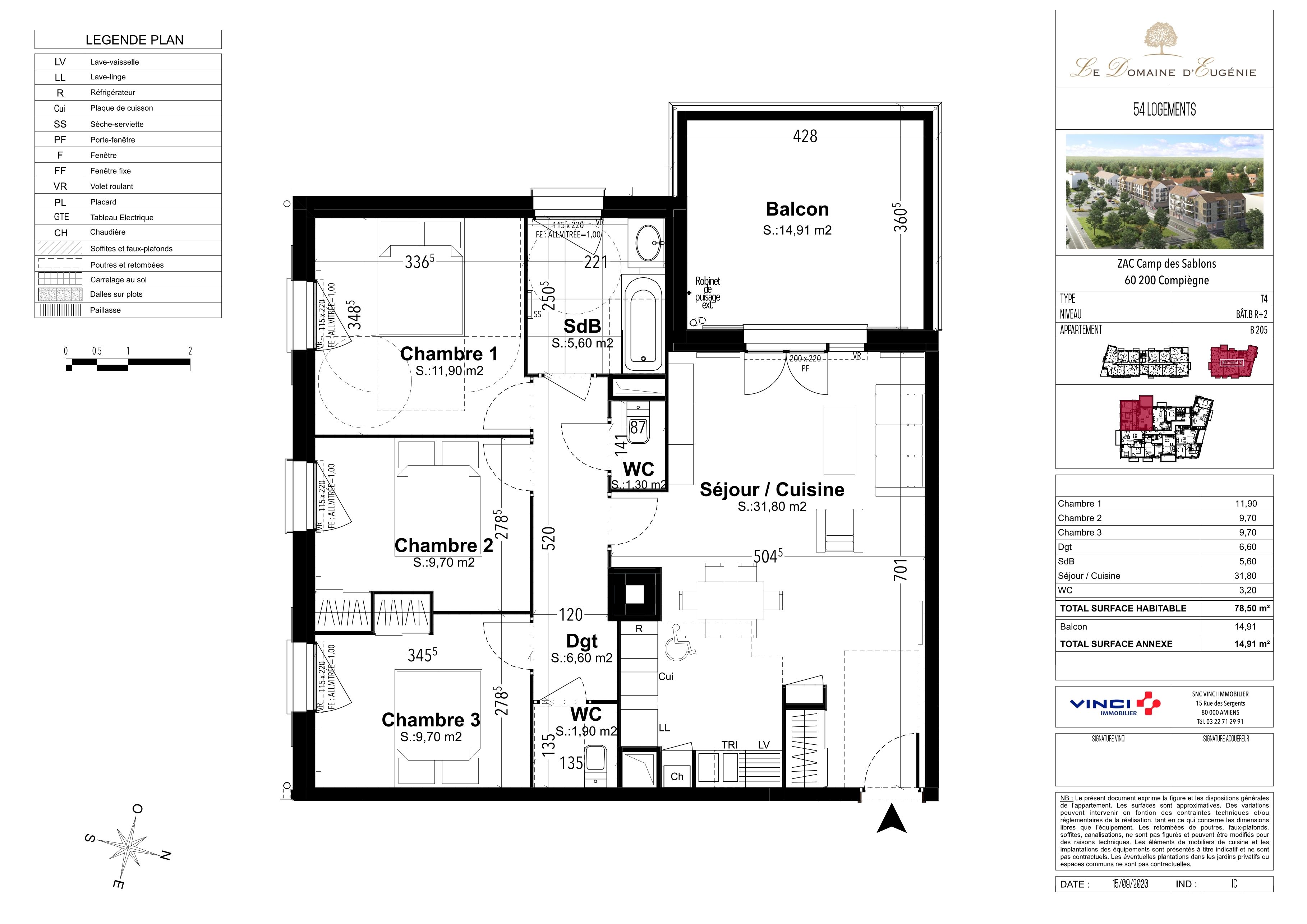 Plan du lot 2915