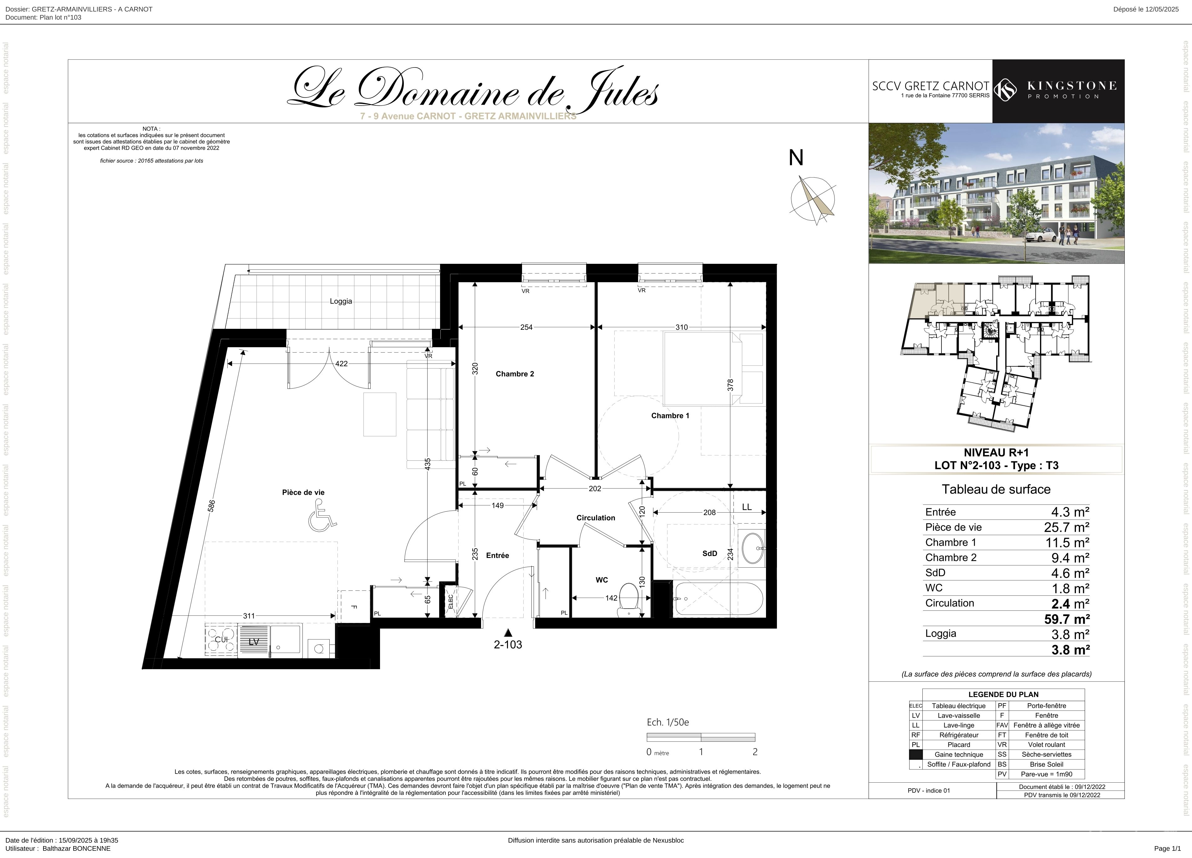 LE DOMAINE DE JULES - T3