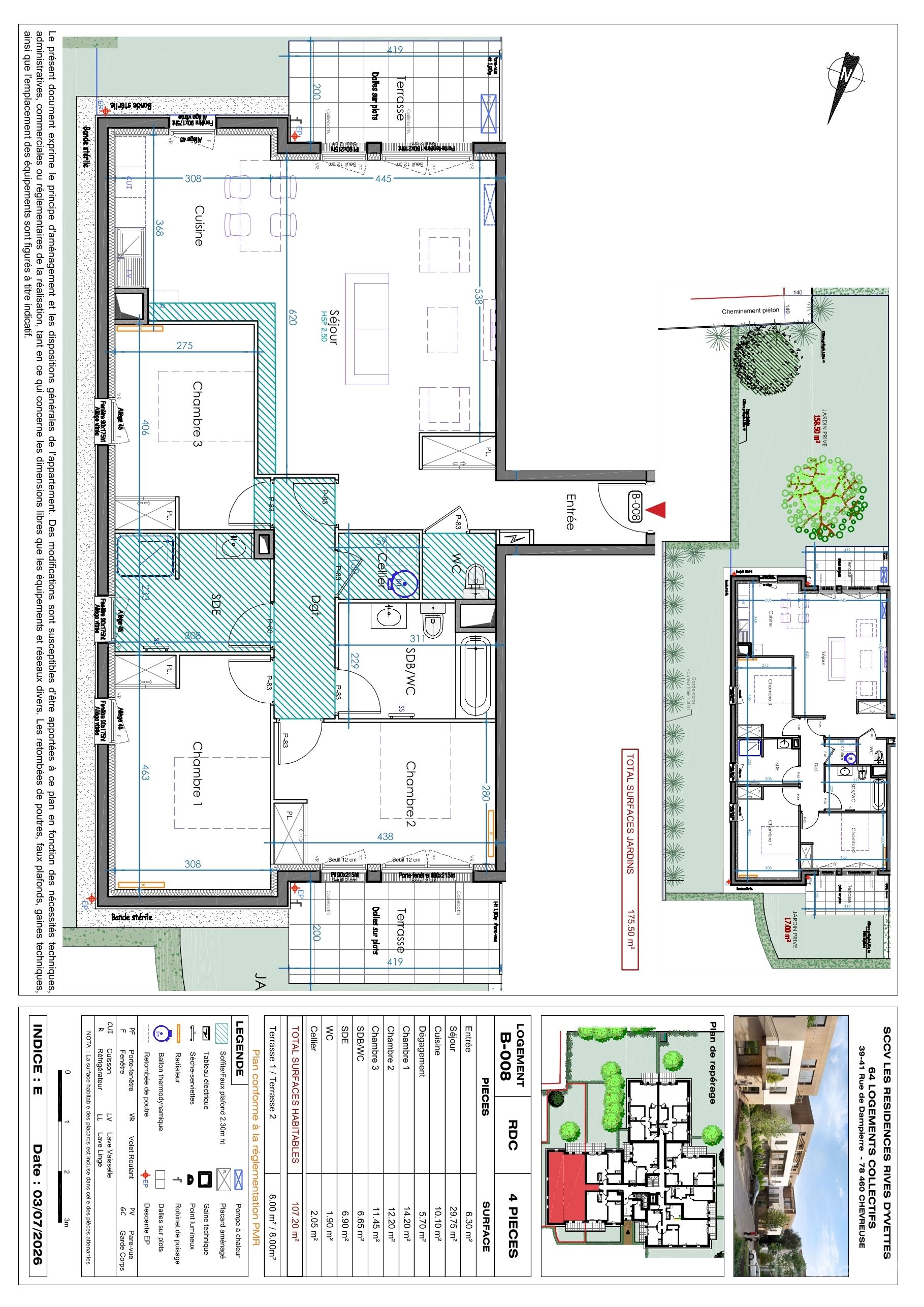 LES RESIDENCES RIVES D'YVETTE - T4