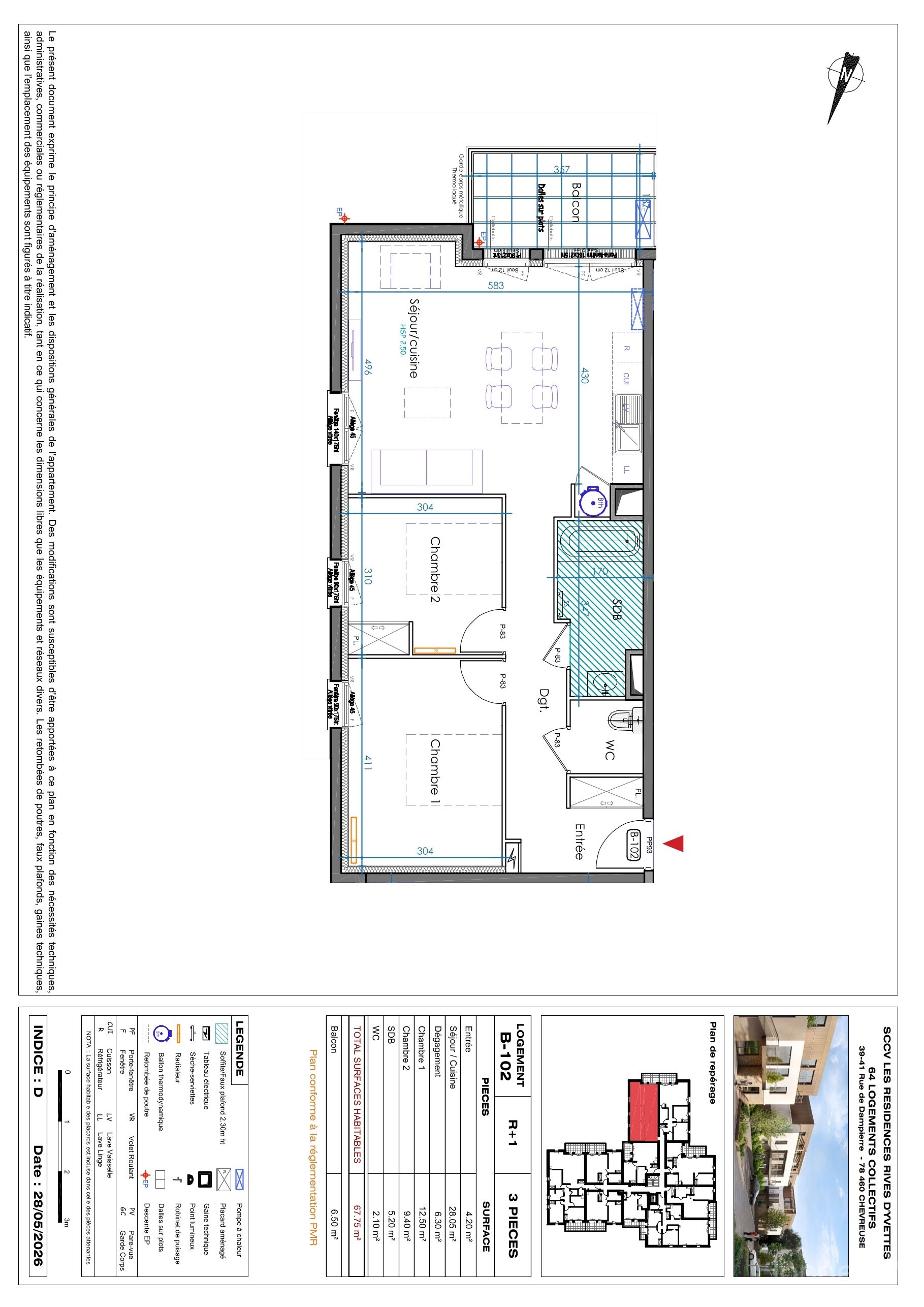 LES RESIDENCES RIVES D'YVETTE - T3