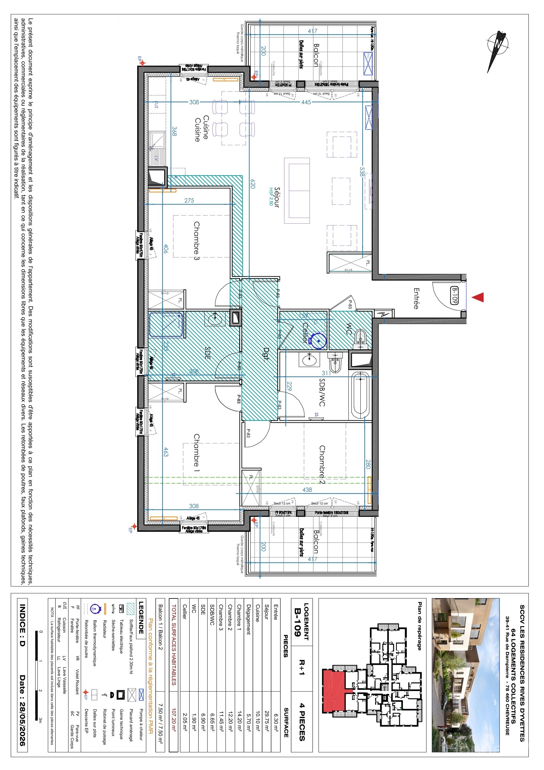 LES RESIDENCES RIVES D'YVETTE - T4
