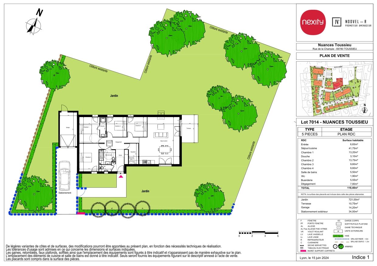 Plan du logement