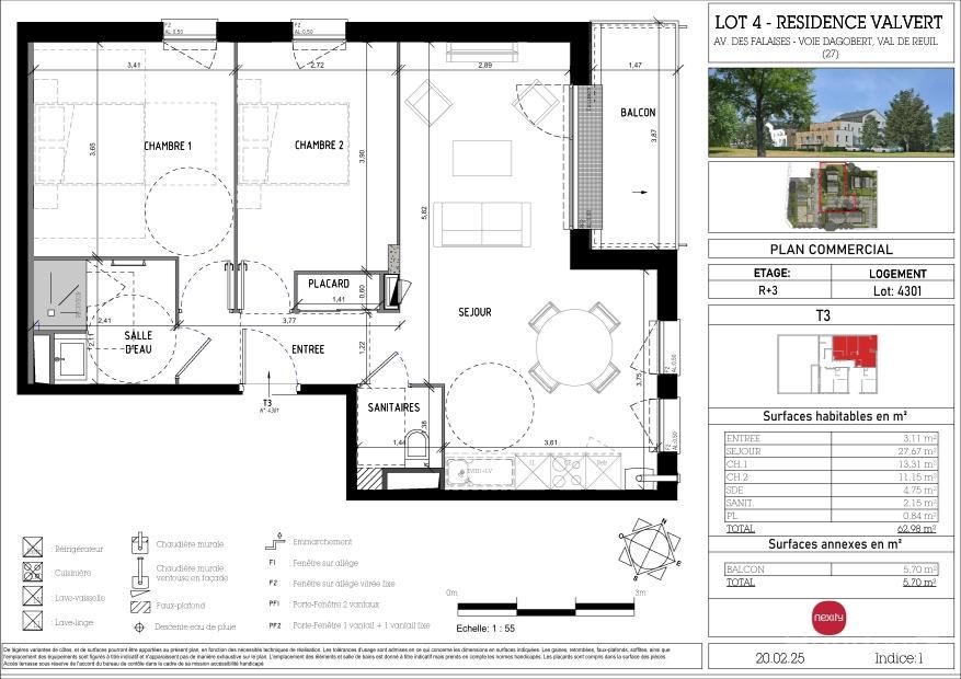 RESIDENCE VALVERT - BAT 3 - T3
