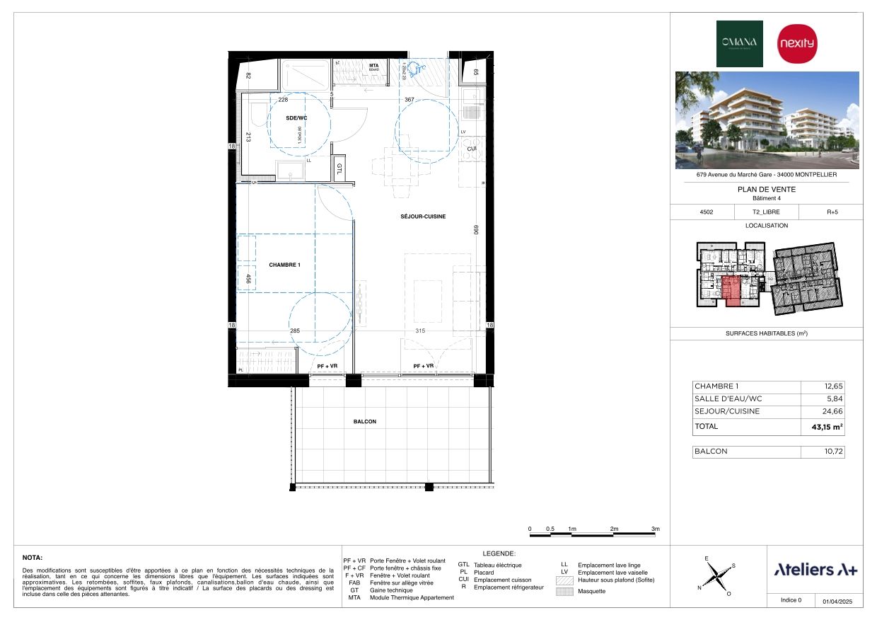 Plan du lot 4502