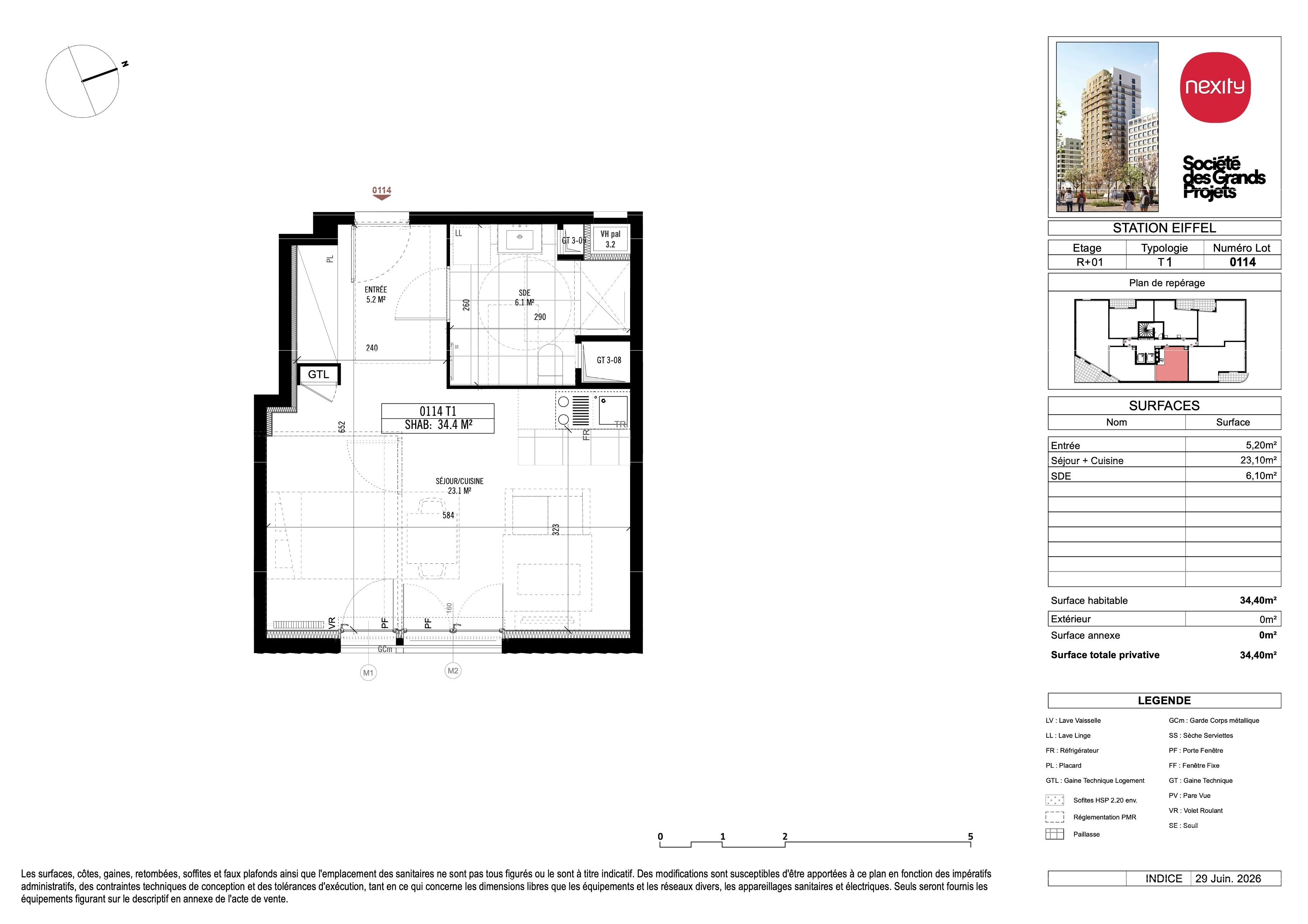 Plan du lot 114