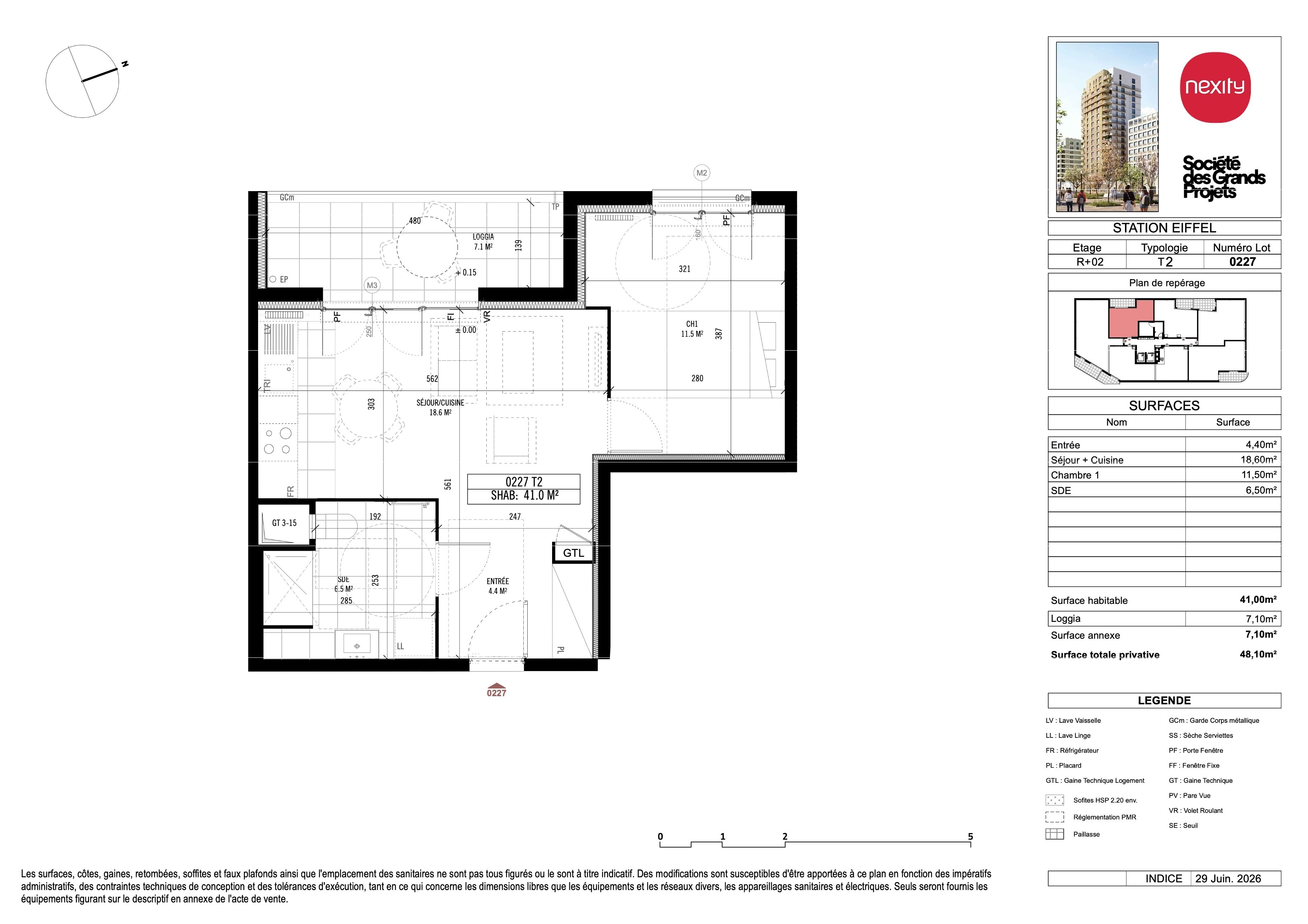 Plan du lot 227