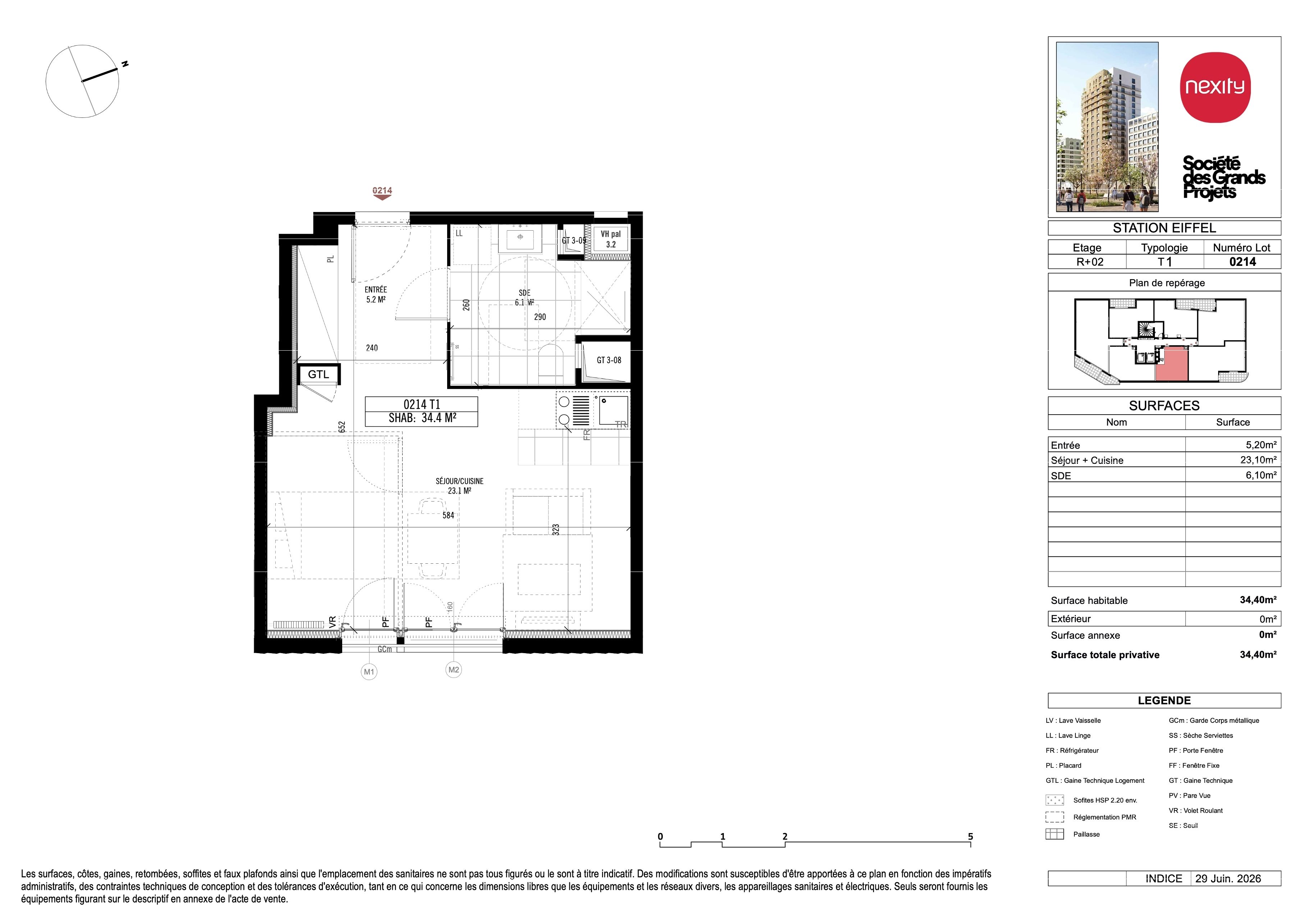 Plan du lot 3214