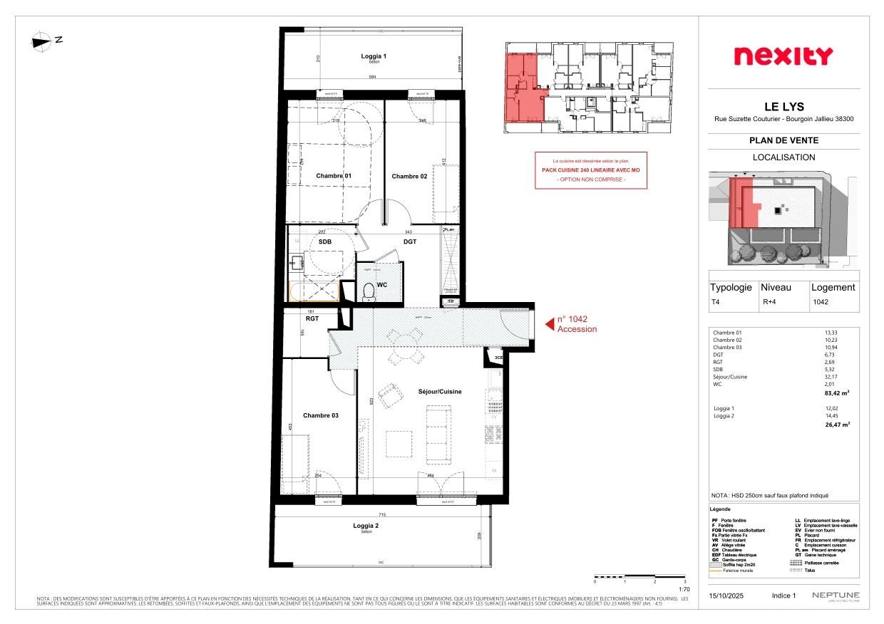 Plan du logement