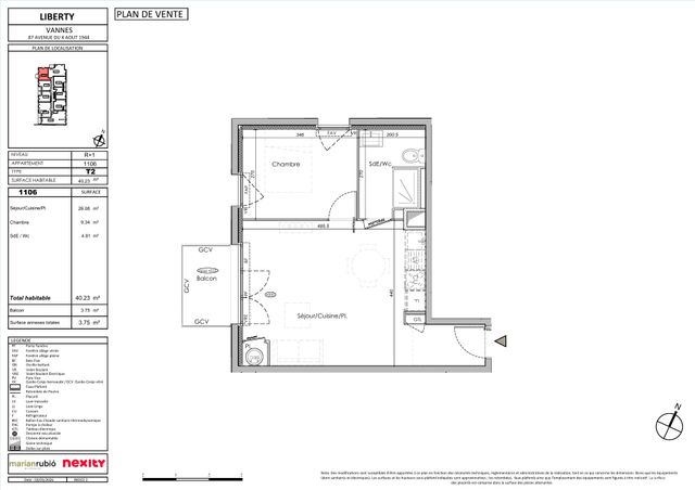 Plan lokalu 1106
