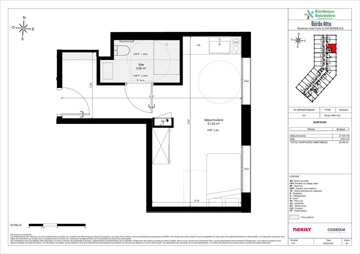 Plan du logement
