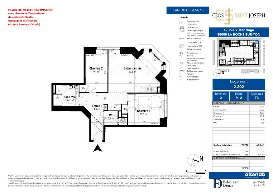 Plan du logement