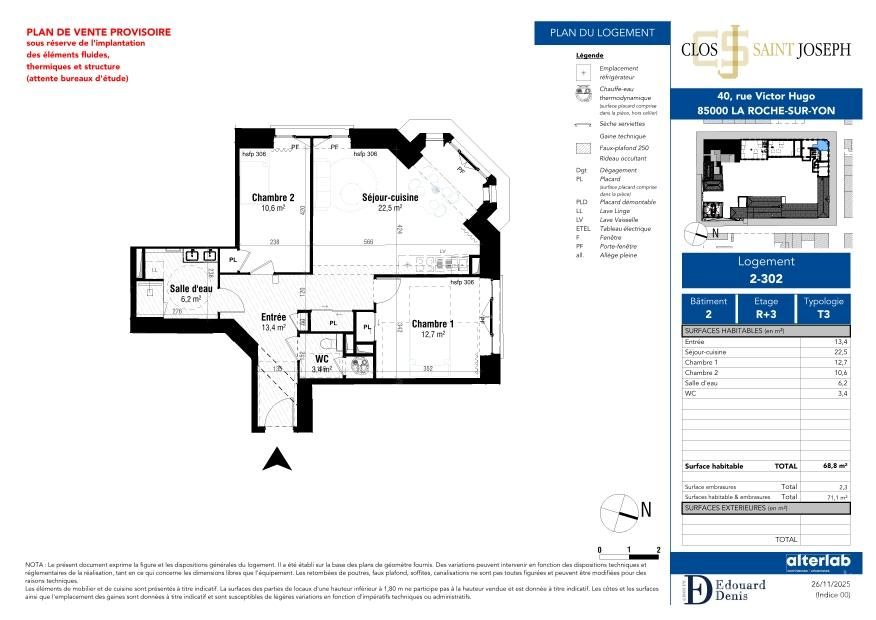 Plan du logement