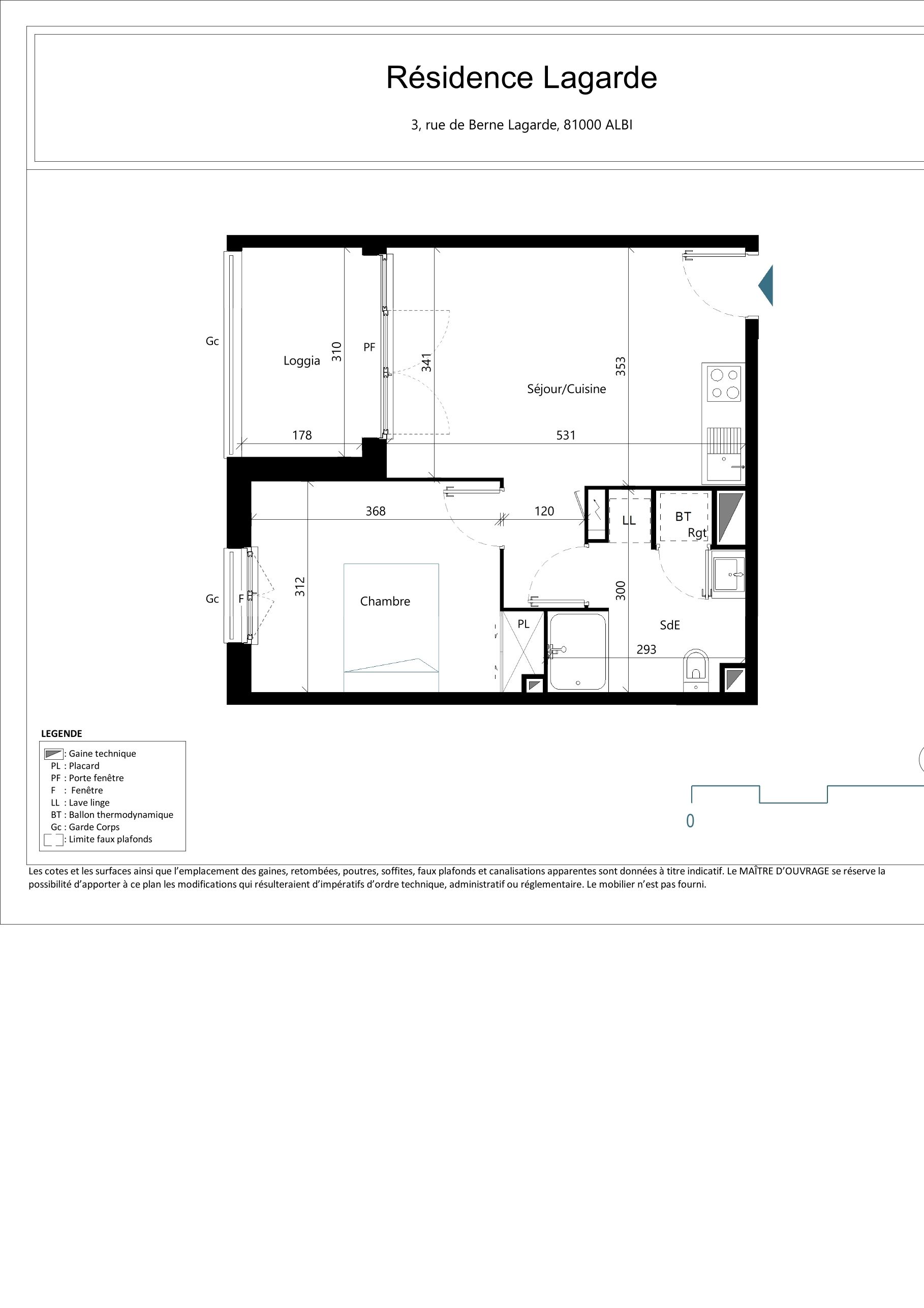 RESIDENCE LAGARDE - T2