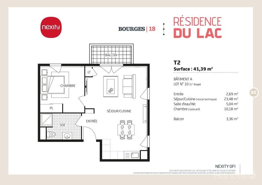 GFI - Résidence du lac - T2