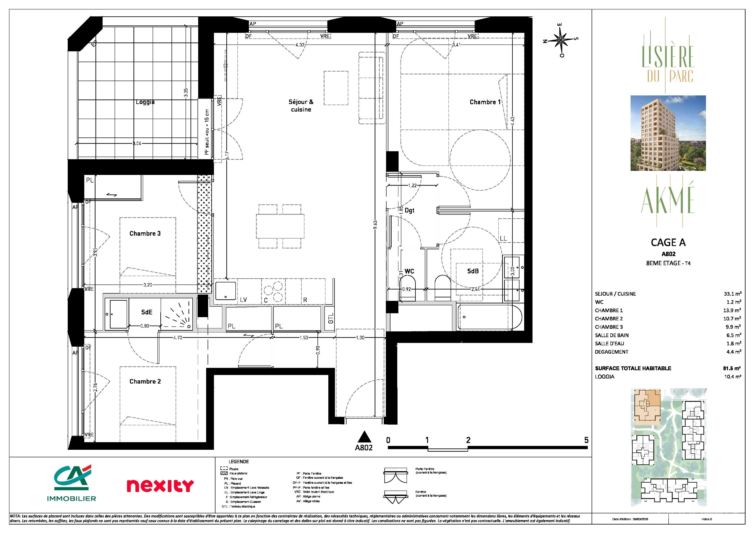 Plan du logement