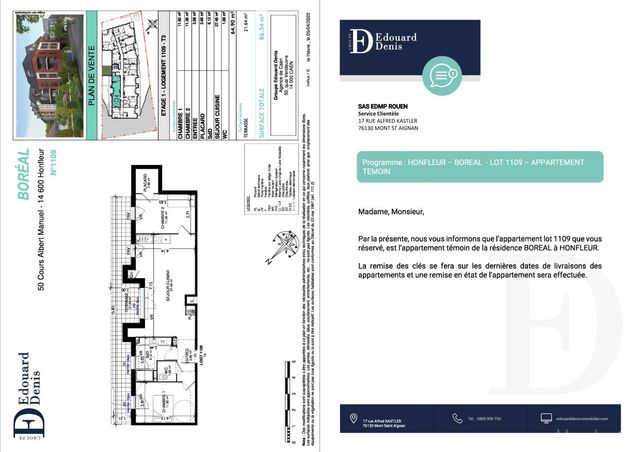 Plan lokalu 1109