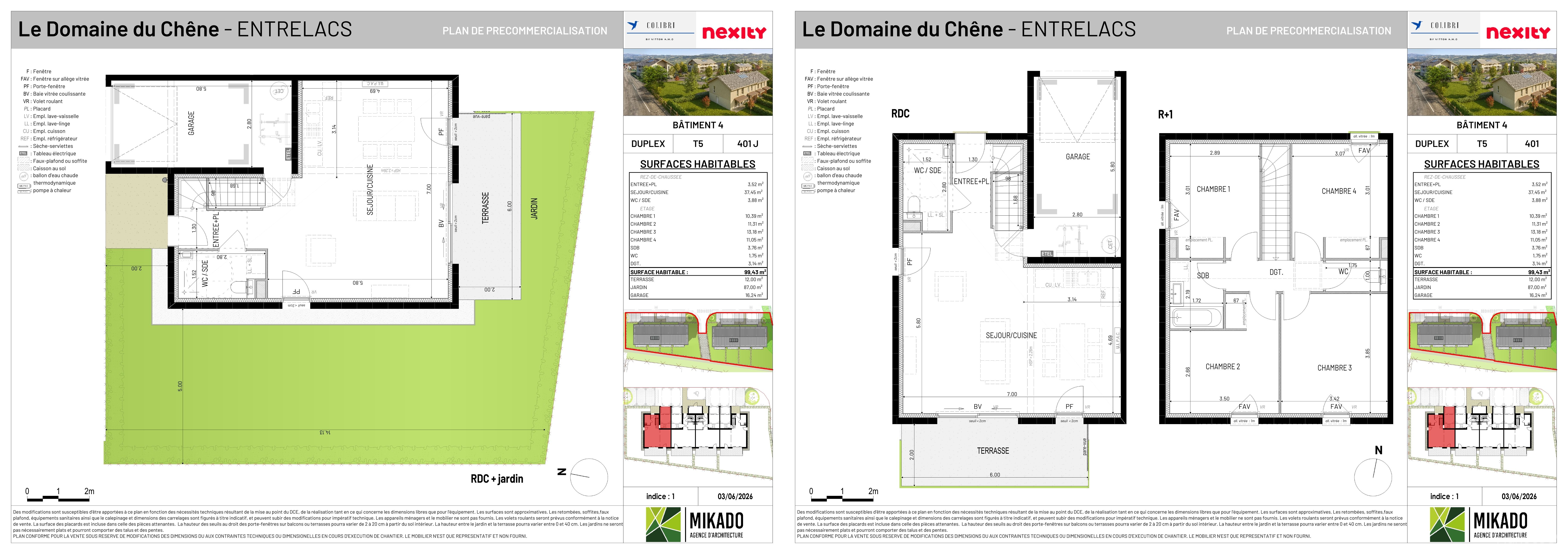 LE CLOS DU CHÊNE les apparts - T5