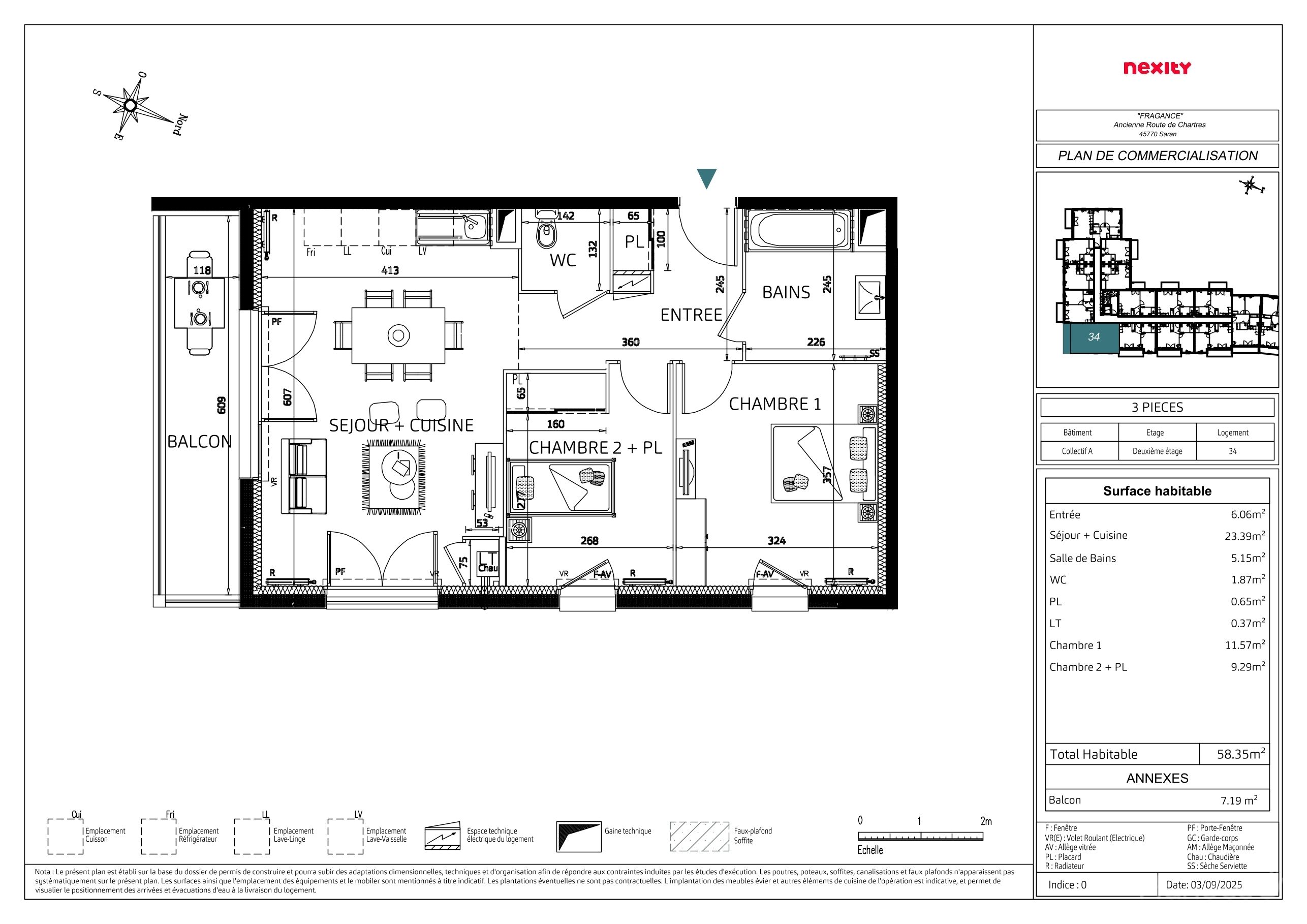 Plan du logement