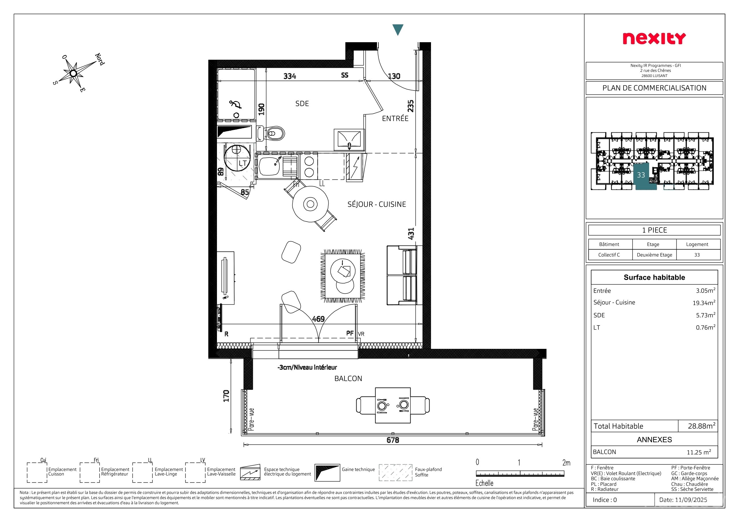 GFI NEXITY - L'APARTÉ - T1