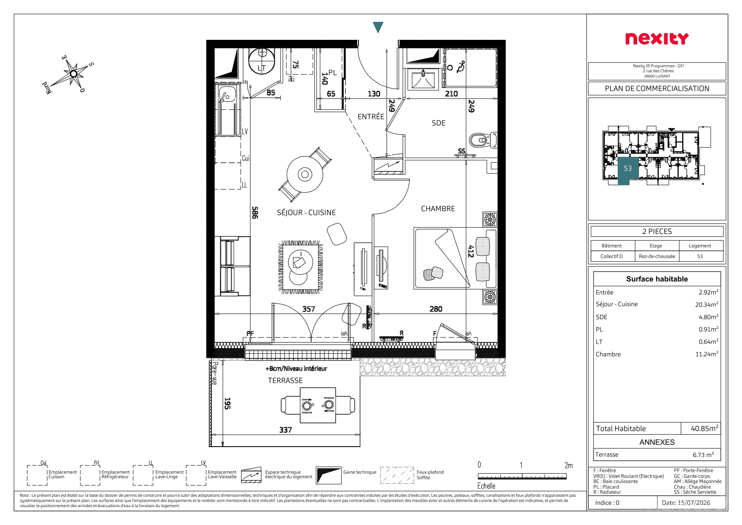 Plan du logement