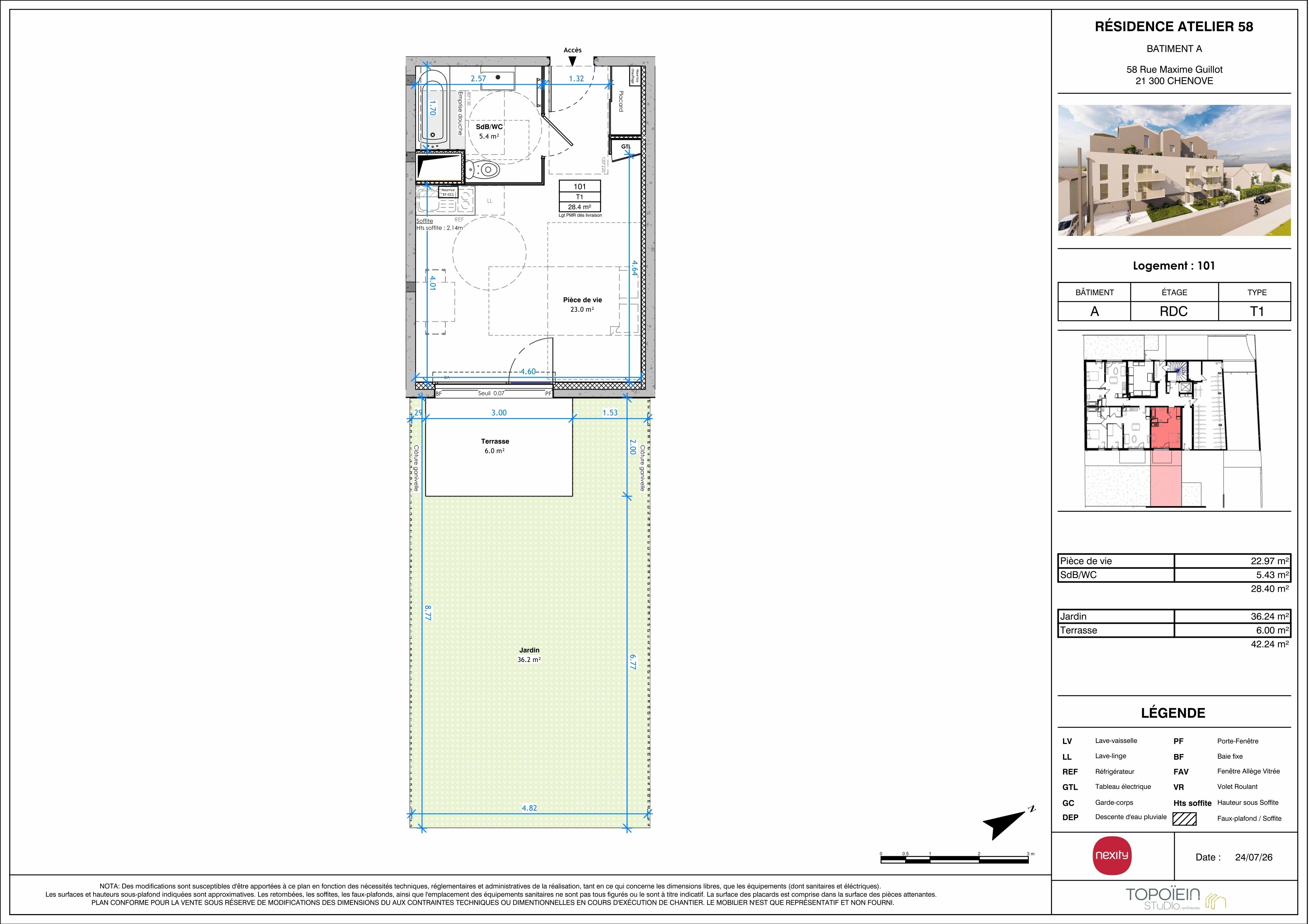 ATELIER 58 les appartements - T1