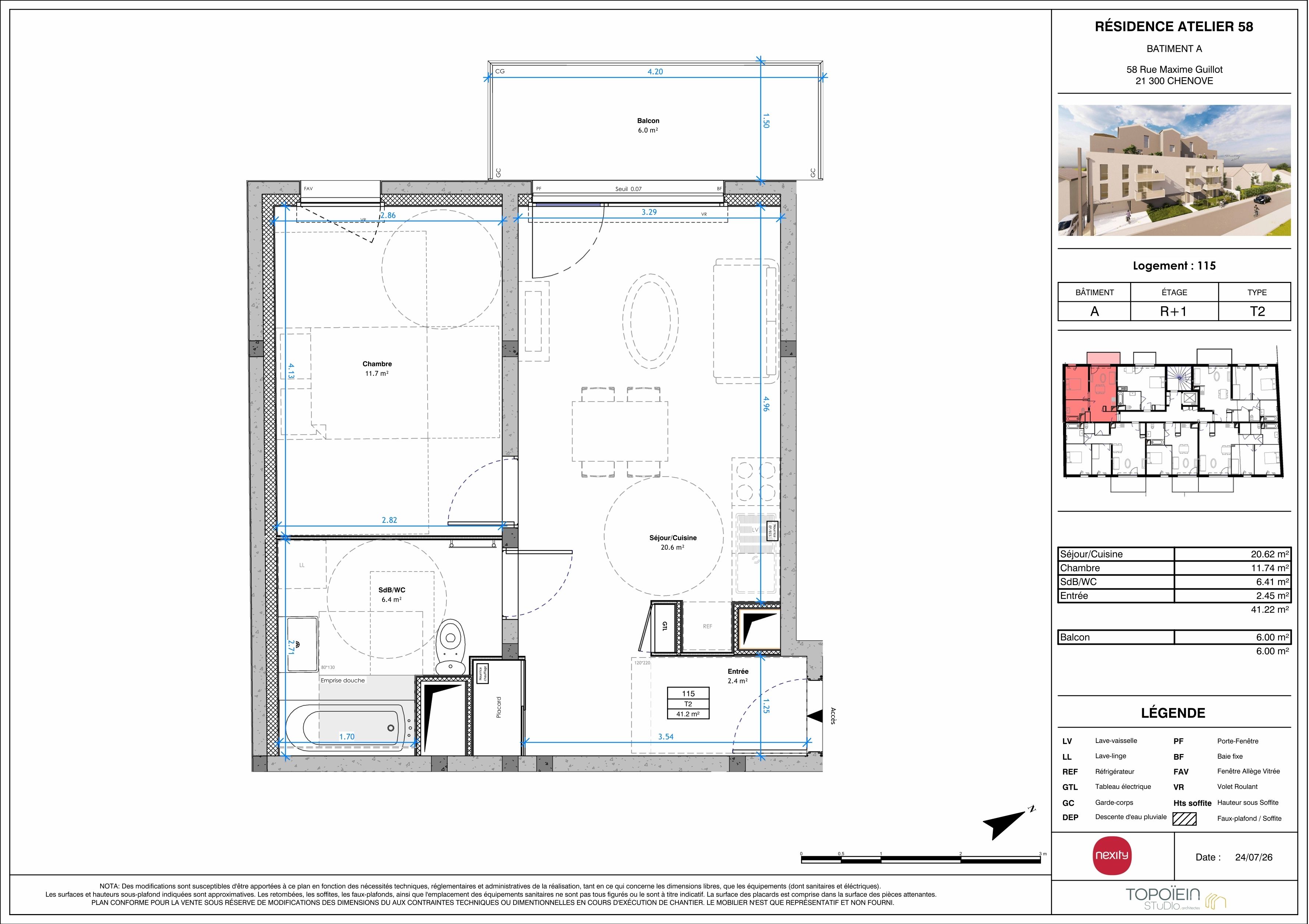 ATELIER 58 les appartements - T2