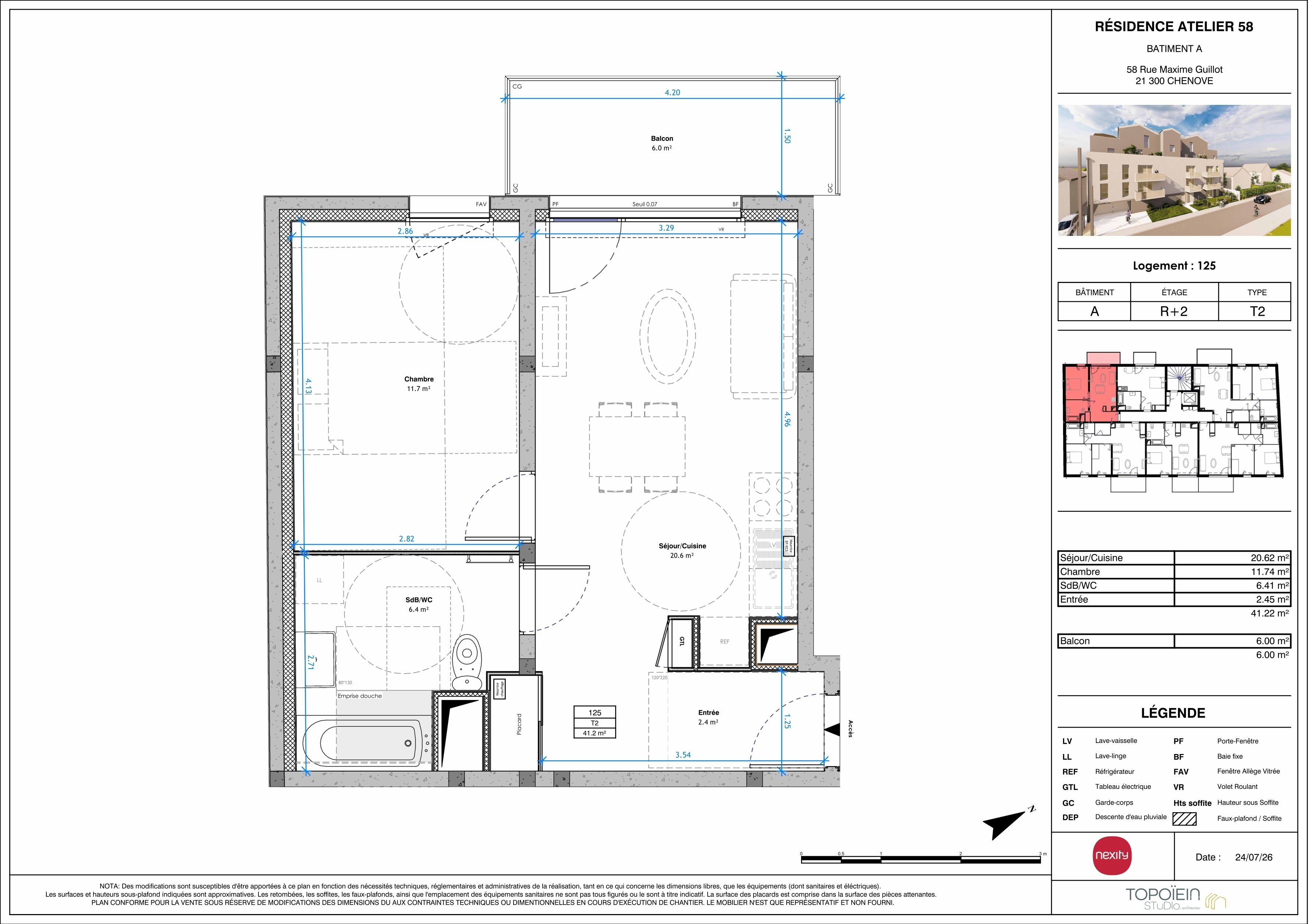 ATELIER 58 les appartements - T2