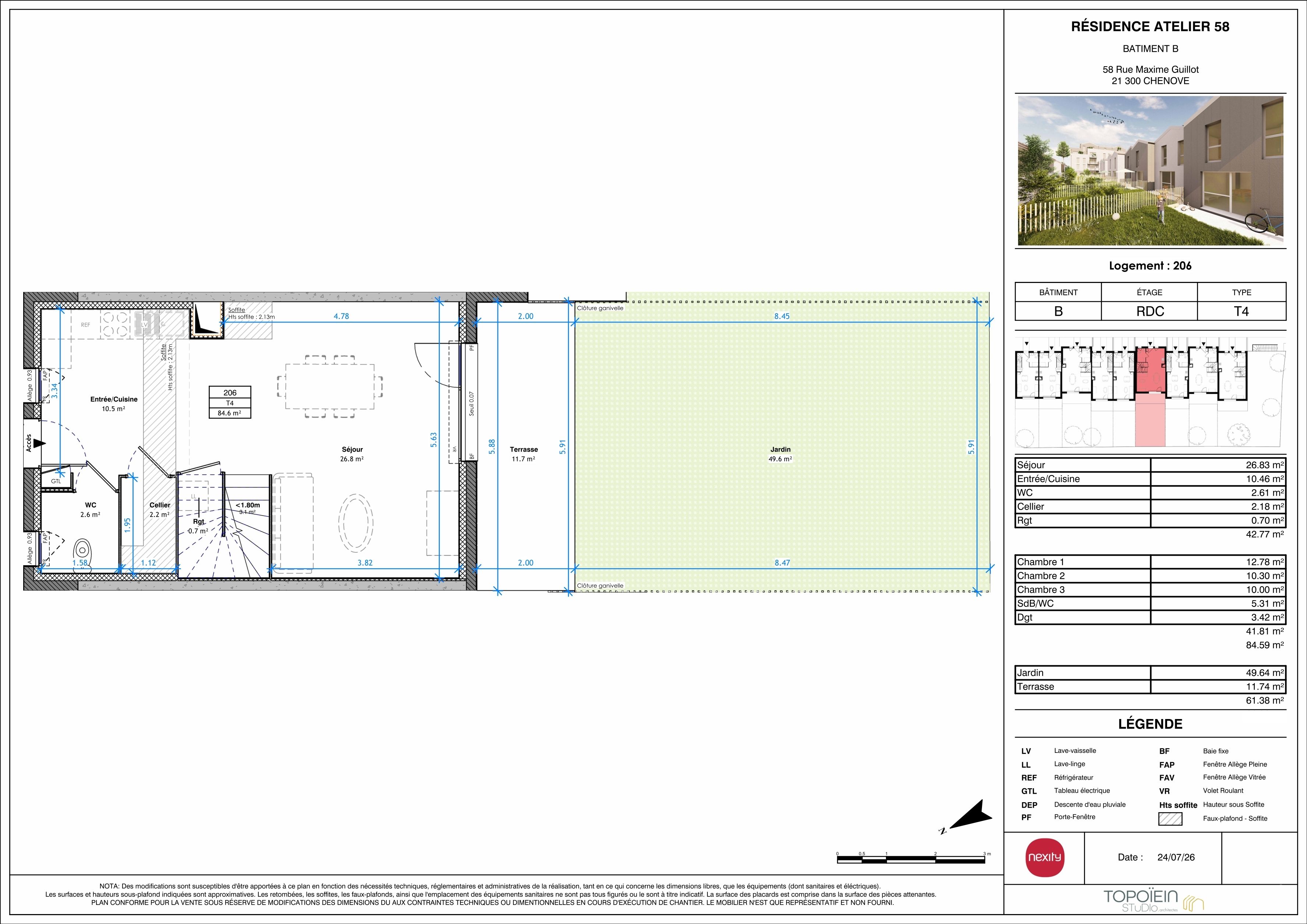 ATELIER 58 les appartements - T4