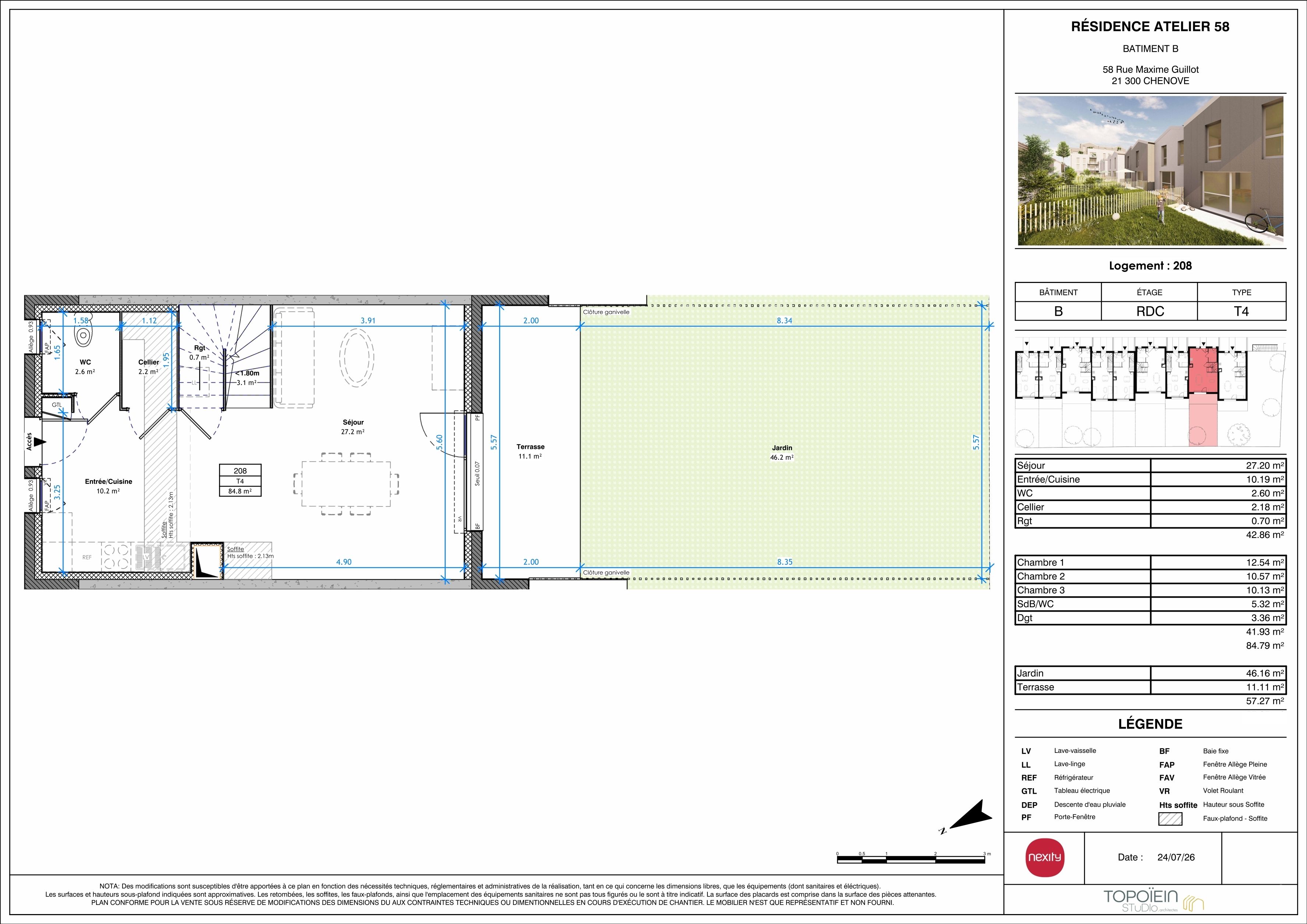 ATELIER 58 les appartements - T4