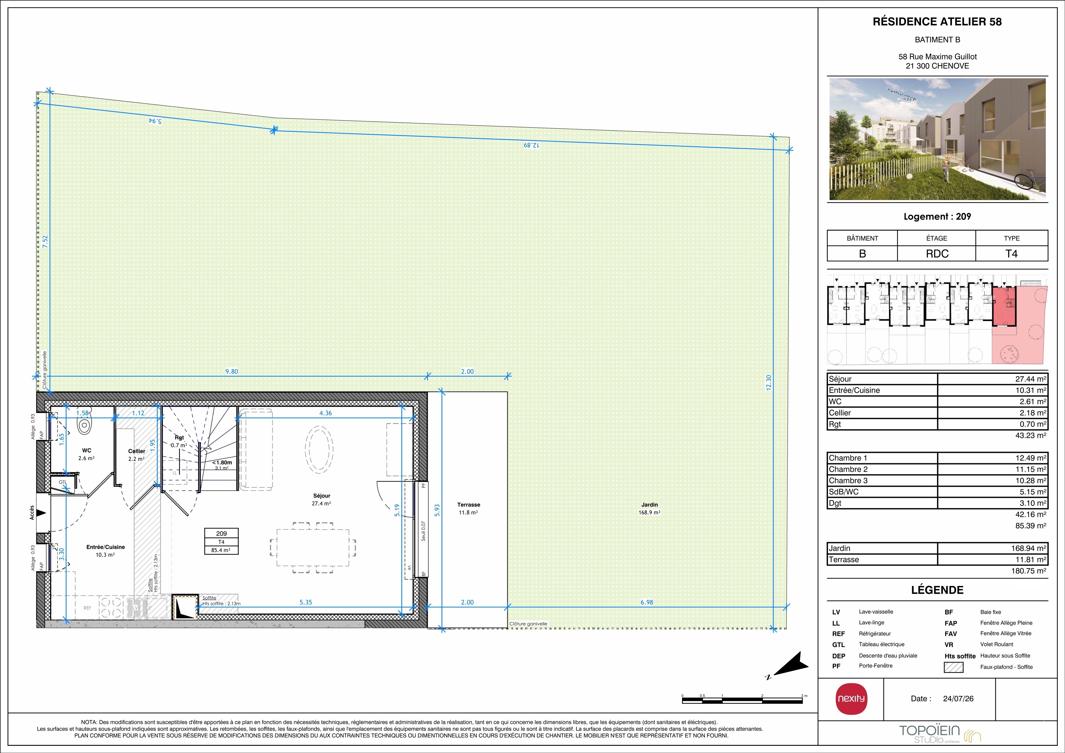 ATELIER 58 les appartements - T4
