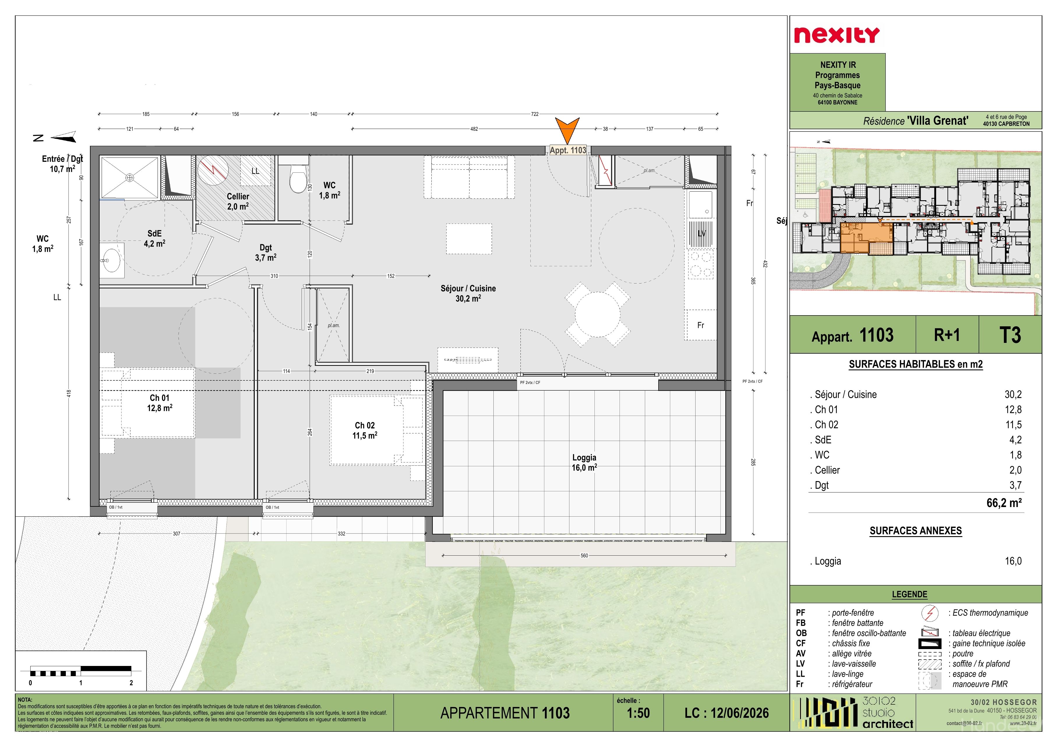 VILLA GRENAT - T3