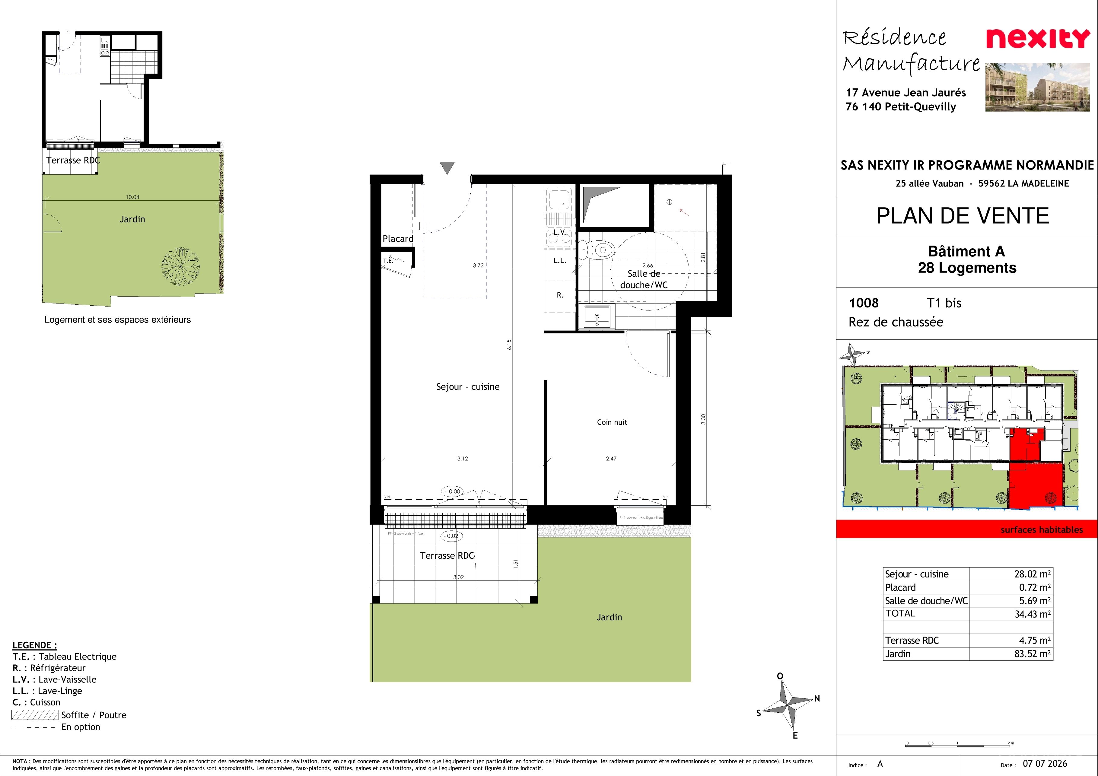 Plan du logement