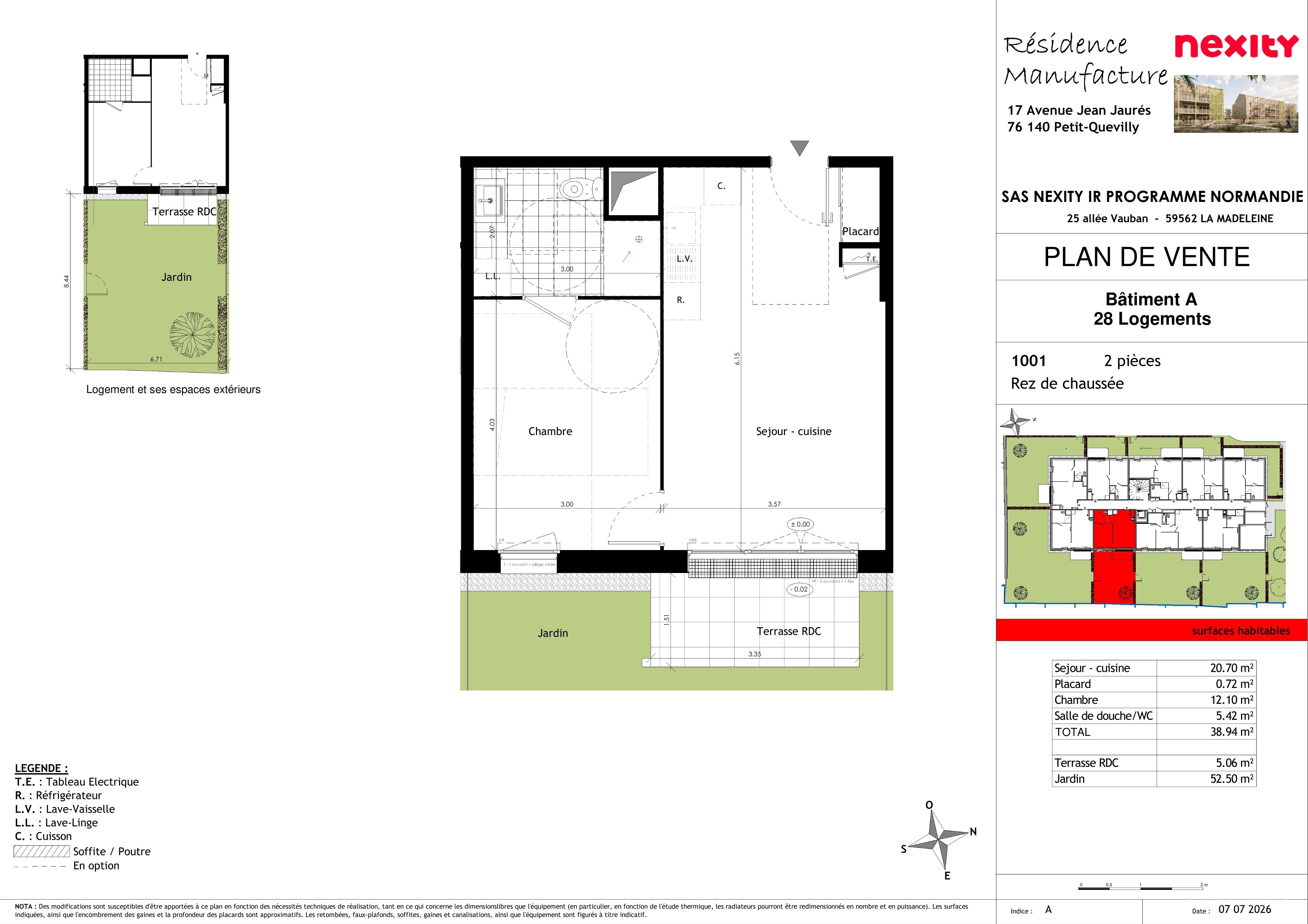 Plan du logement
