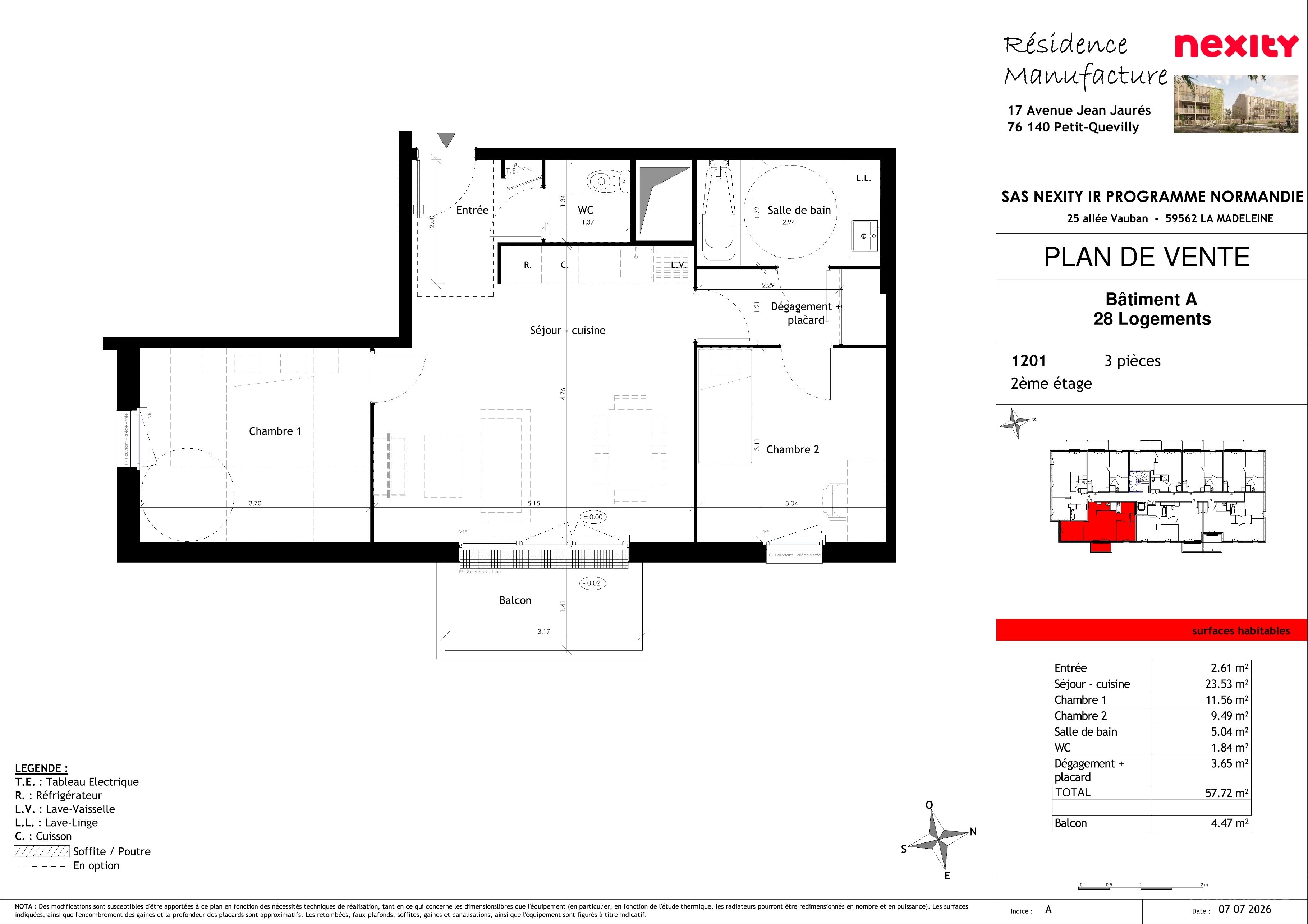 Plan du logement