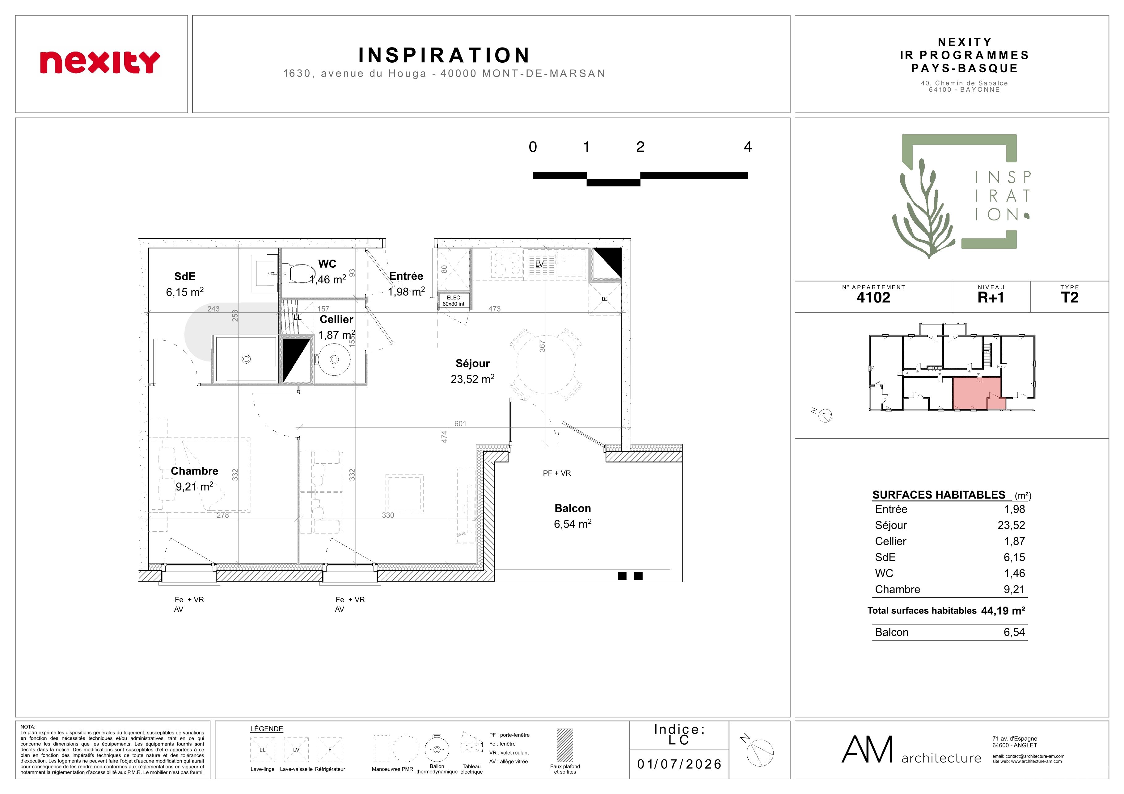 Plan du lot 4102
