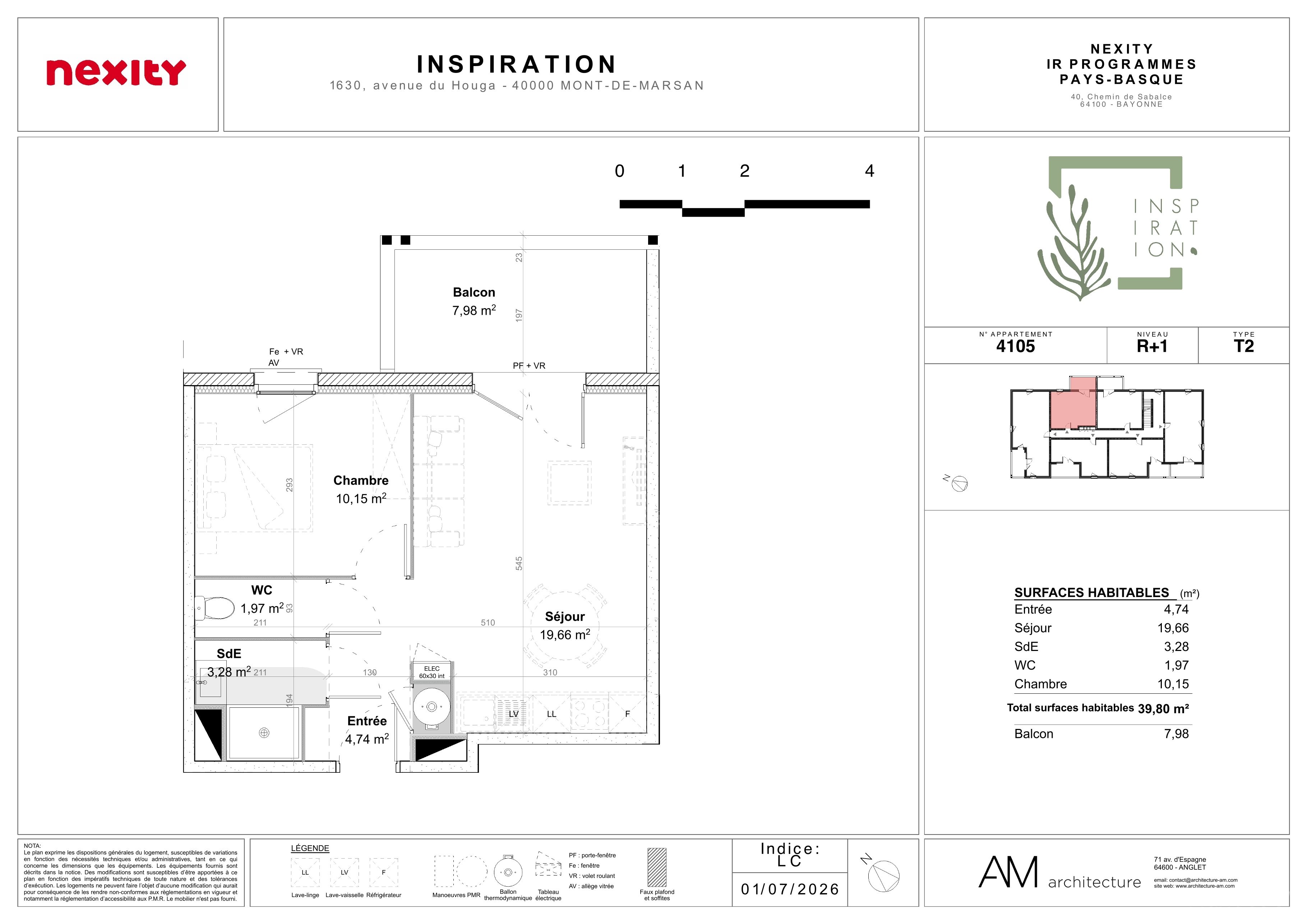 Plan du lot 4105