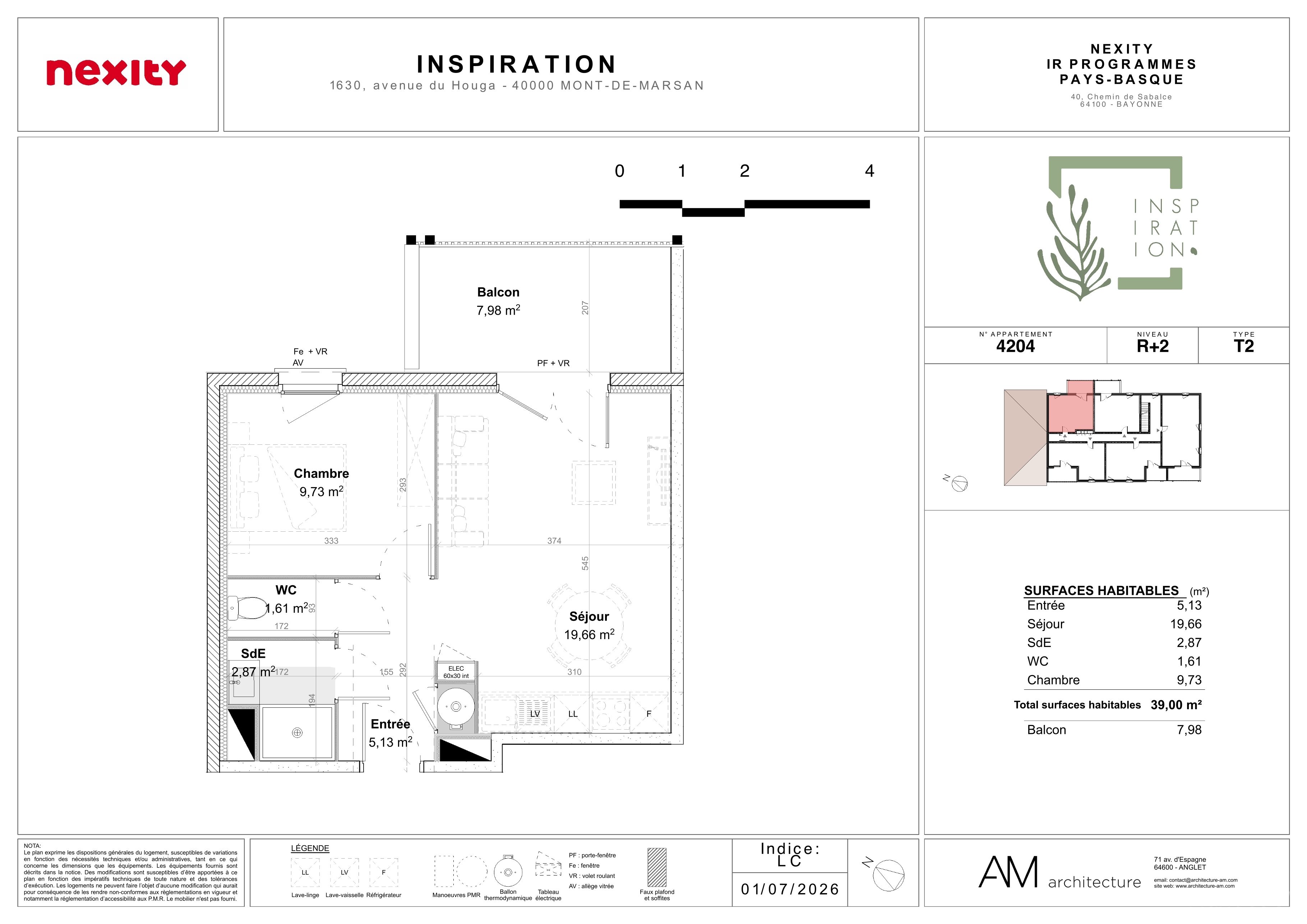 Plan du lot 4204